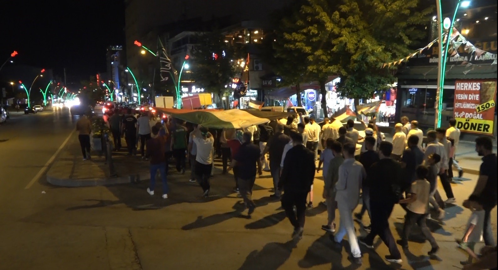 Muş’ta İsrail’in saldırıları protesto edildi
