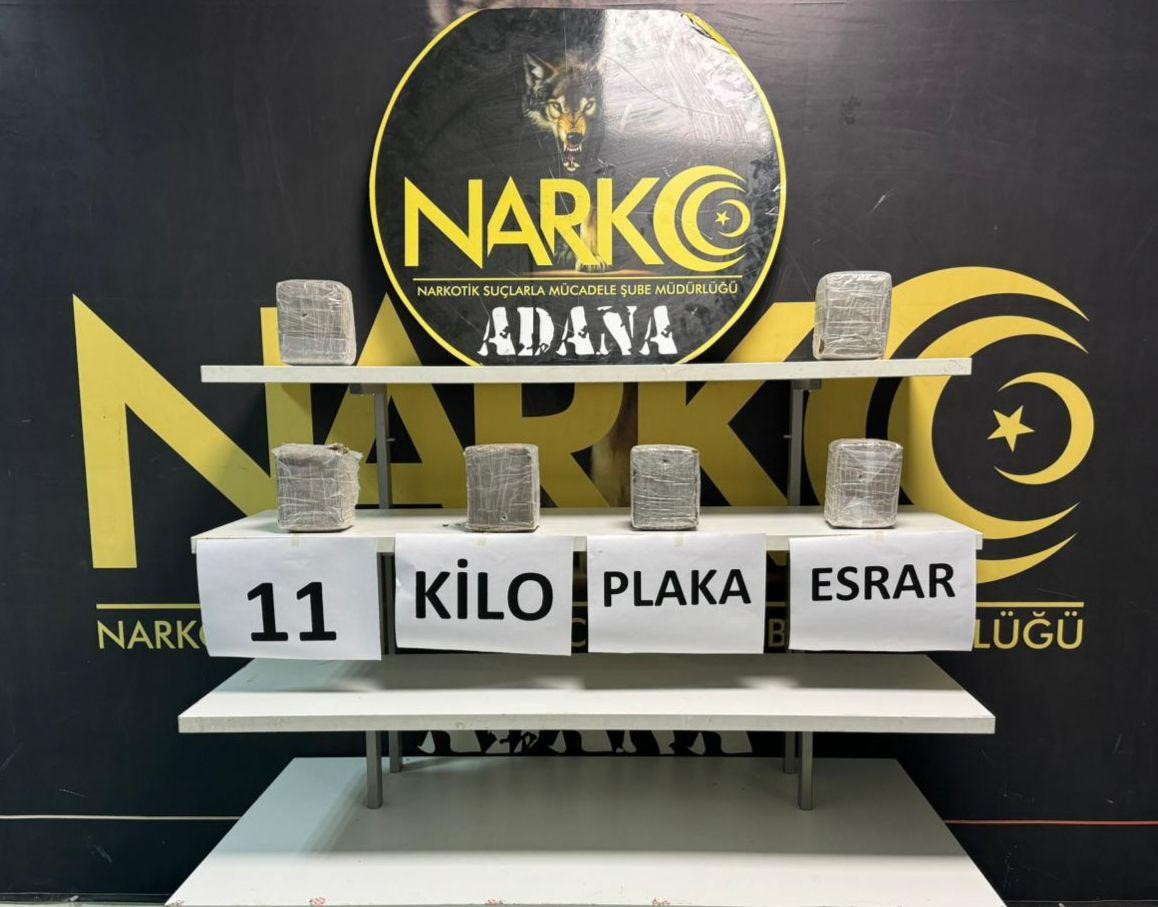 Akü içinden 11 kilo esrar çıktı
