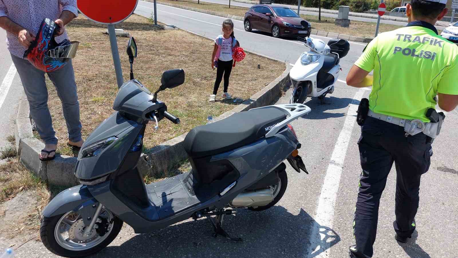 Samsun’da otomobil ile motosiklet çarpıştı: 1 yaralı
