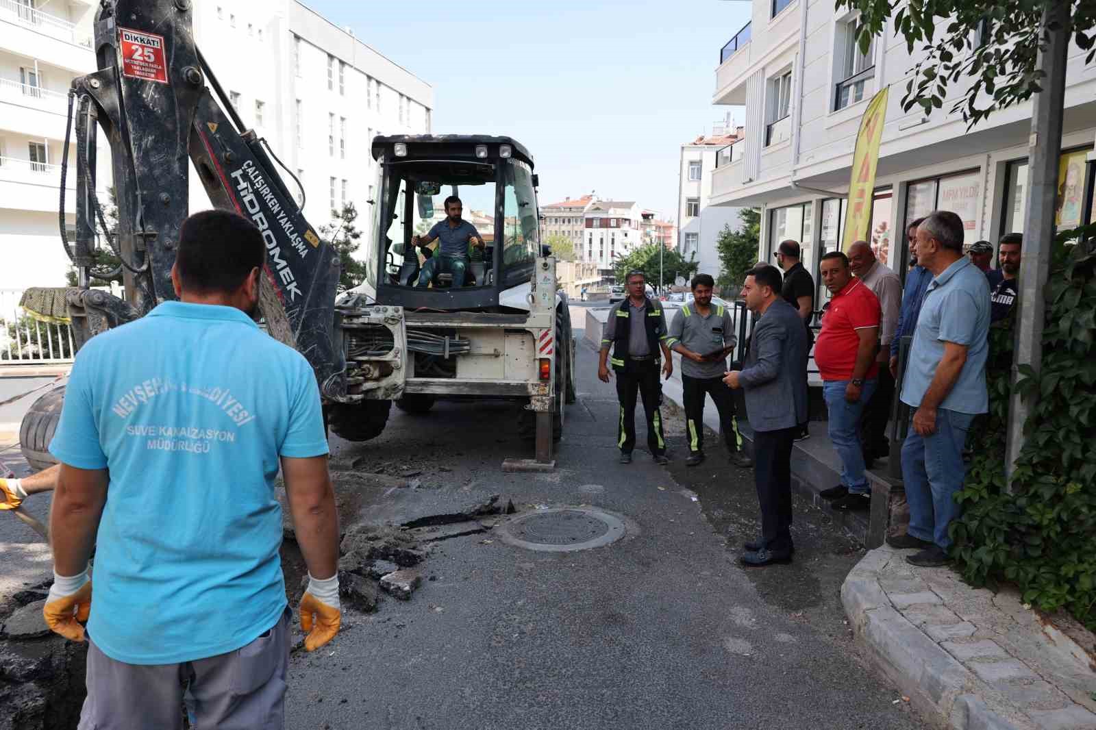 Nevşehir’de alt yapı yenileme çalışmaları başladı
