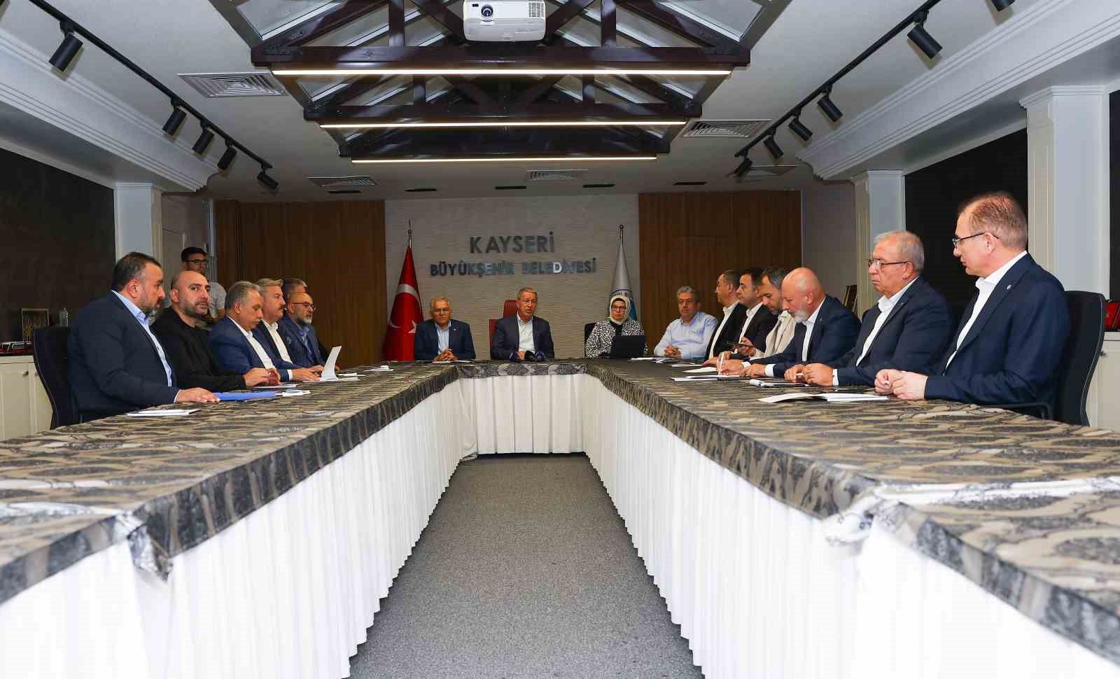 Kayseri’nin yatırımı değerlendirildi
