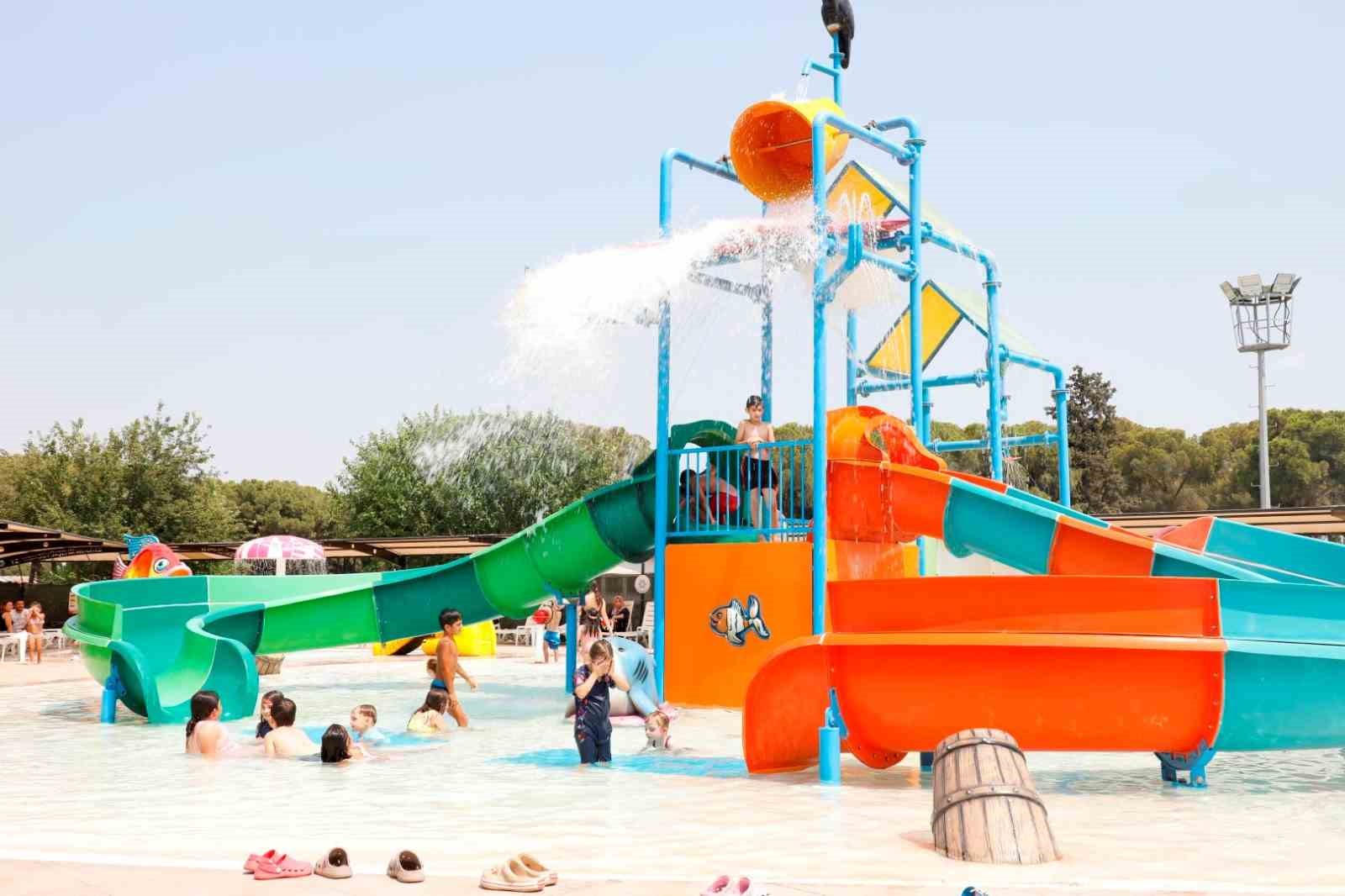 Aydın Tekstil Park’taki Aquapark çocukların gözdesi oldu
