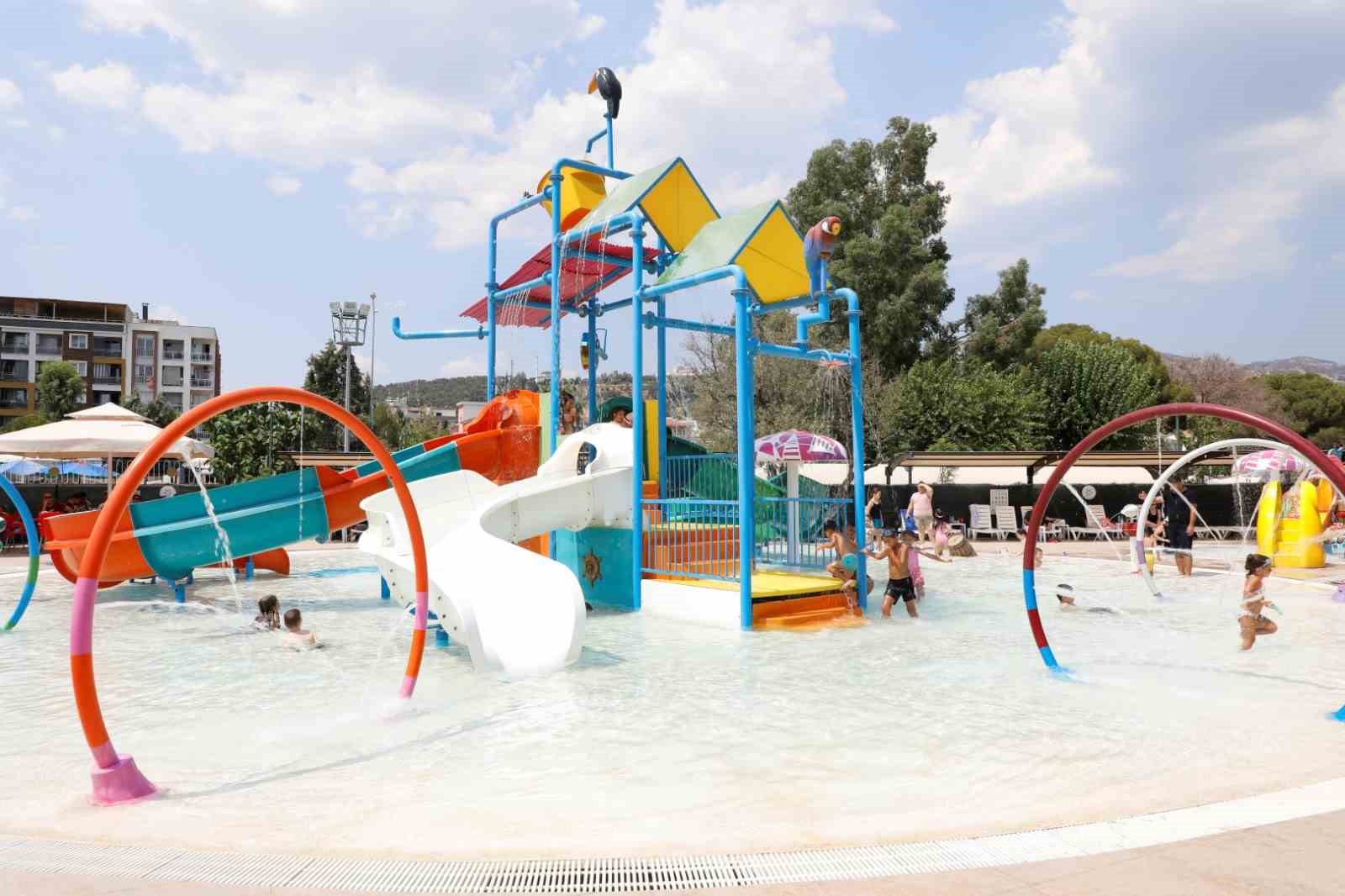 Aydın Tekstil Park’taki Aquapark çocukların gözdesi oldu
