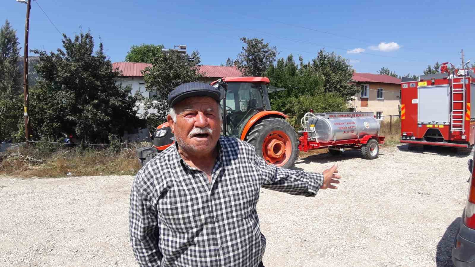 Köyde bulunan su tankeri faciayı önledi
