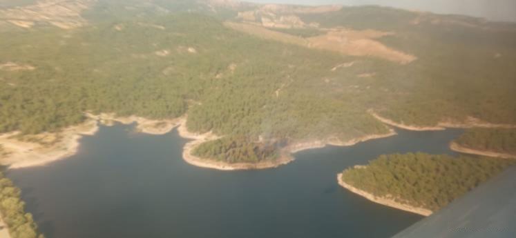 Manisa’daki orman yangını büyümeden söndürüldü
