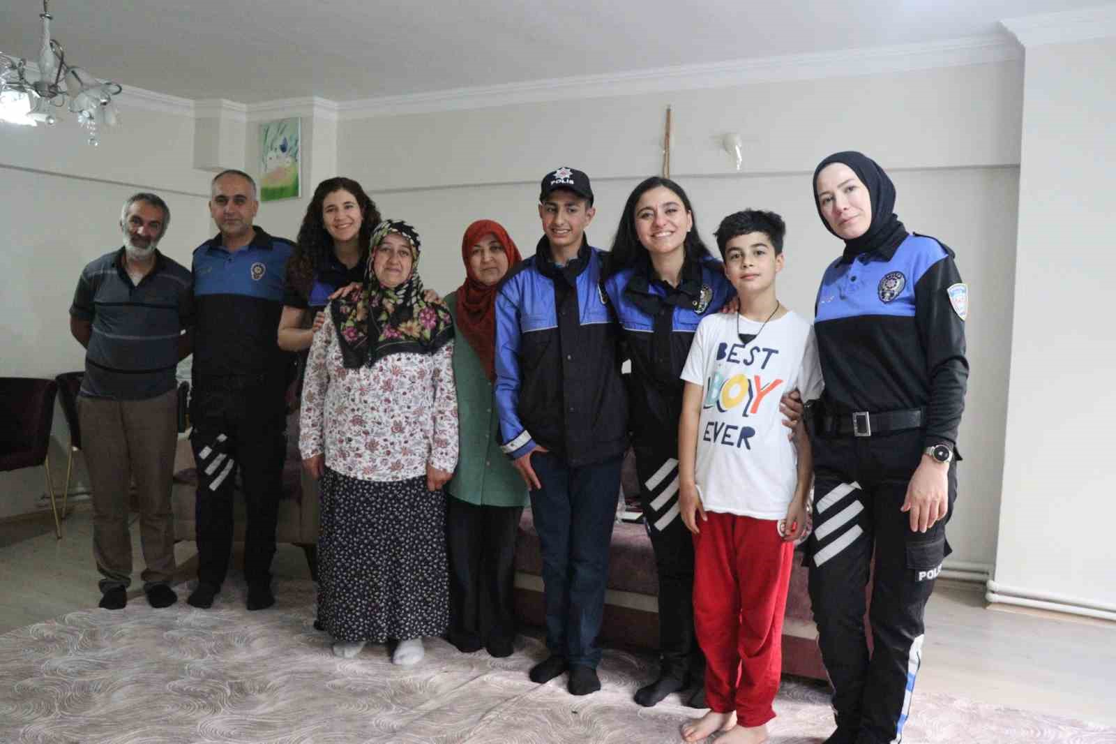 Kadir’in polis üniforma hayali gerçek oldu
