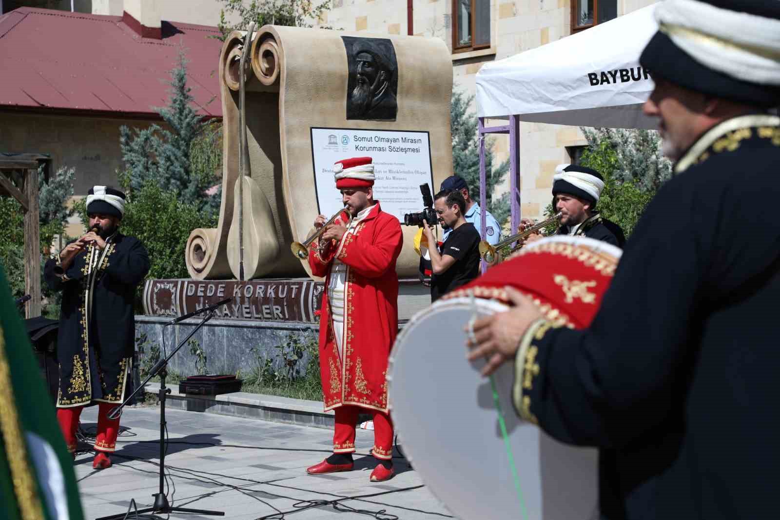 Dede Korkut 28. Uluslararası Kültür ve Sanat Şölenlerine mehteran takımı konseriyle renk kattı
