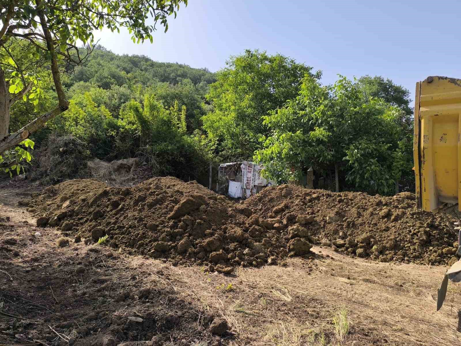 Osmangazi’de kaçak hafriyat dökenlere ceza
