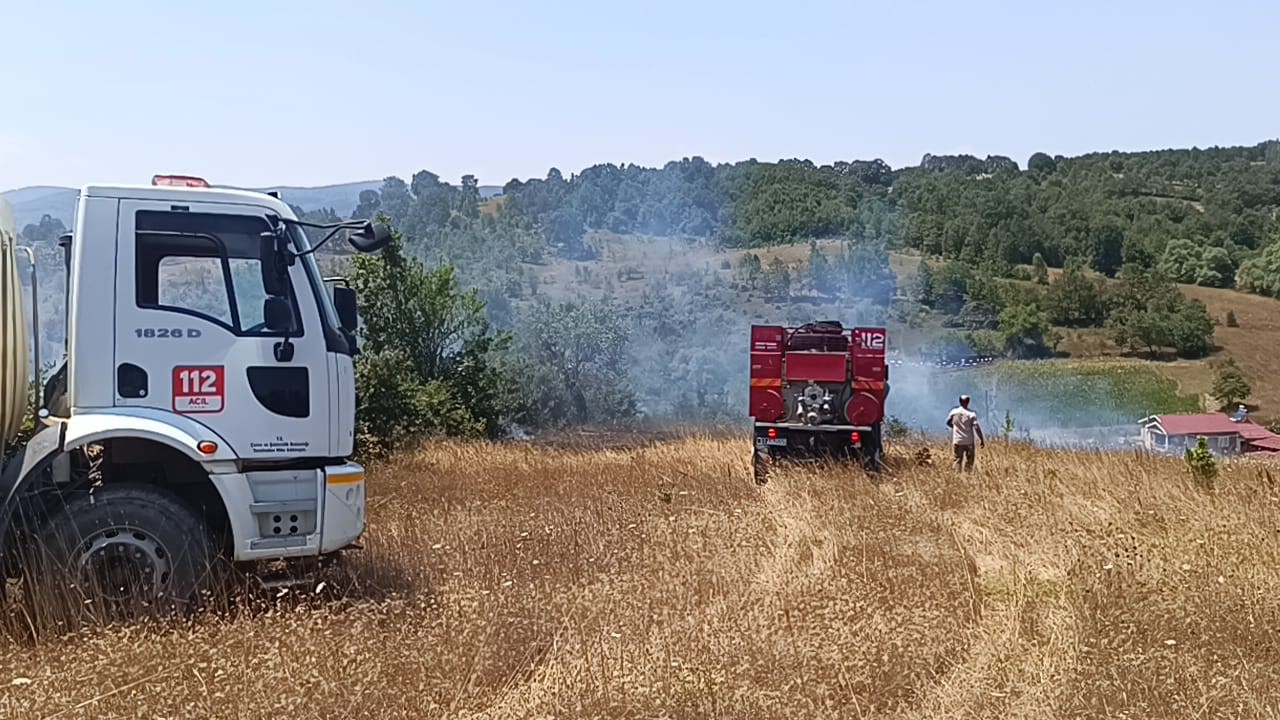 Bilecik’te çıkan ot yangınında 1 kişi hastanelik oldu
