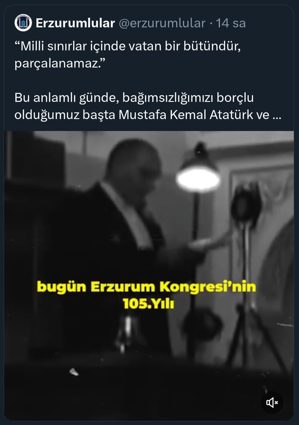 Atatürk yapay zeka ile Dadaşlara seslendi
