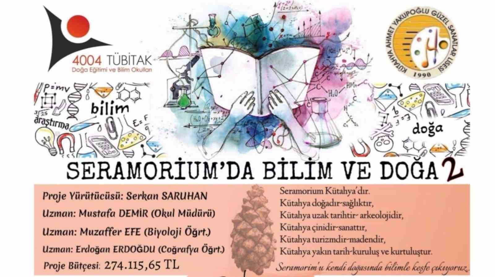 Kütahya Ahmet Yakupoğlu Güzel Sanatlar Lisesinden proje bilgilendirmesi
