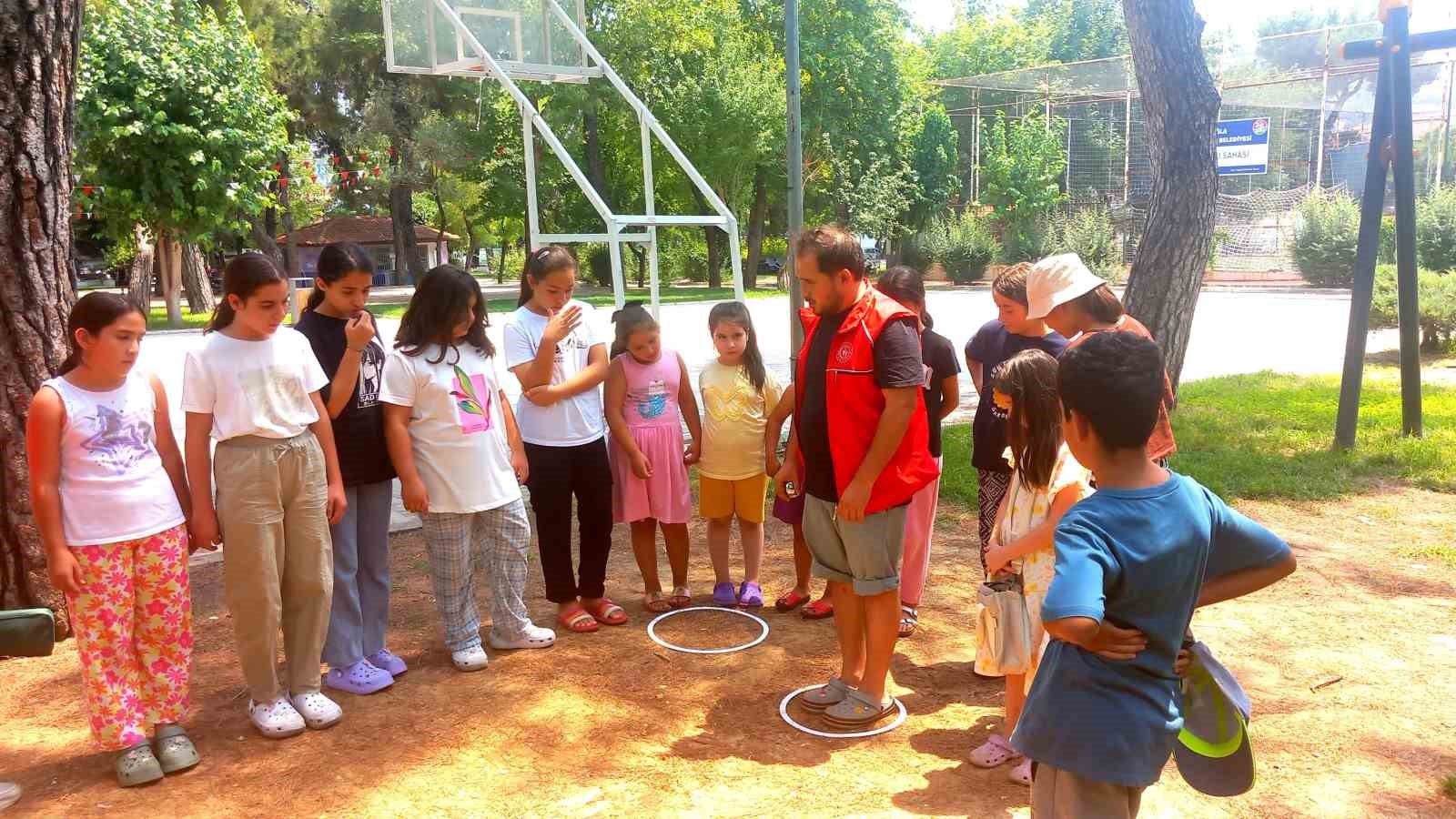 Muğla’da Yaz Kurslarında çocuklara bocce eğitimi veriliyor
