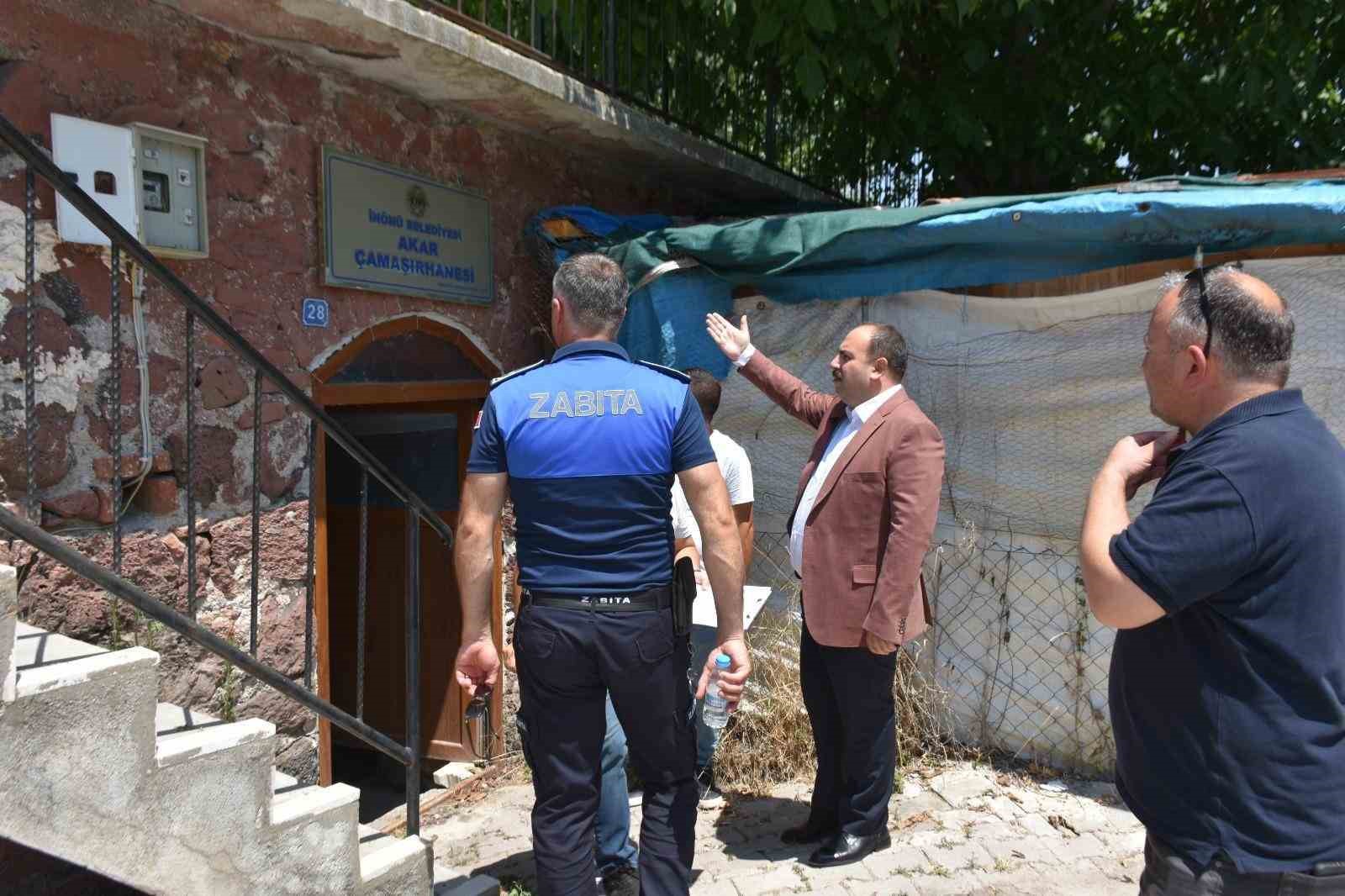 İnönü Belediyesi çamaşırhaneleri yeniliyor
