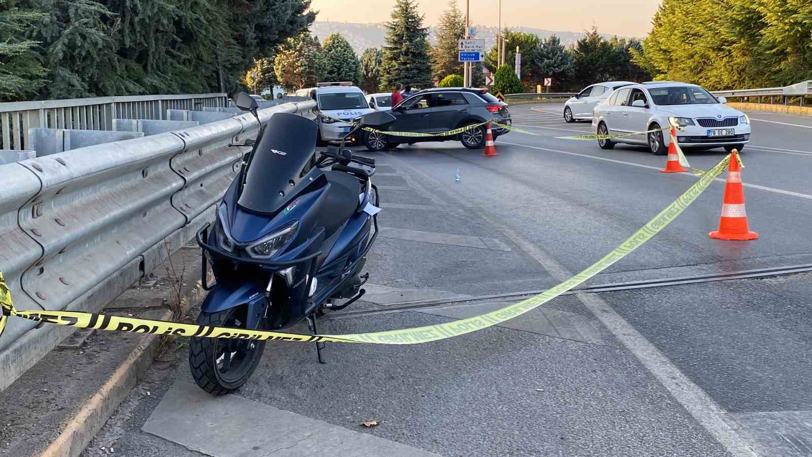 İki motosiklet sürücüsünün kavgasında silahlar konuştu: 1 yaralı
