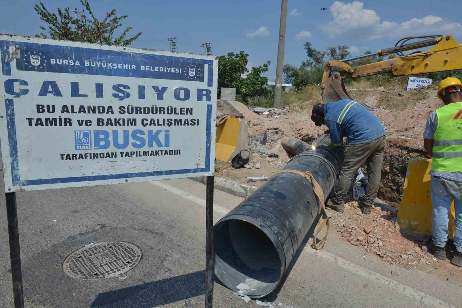 Bursa Büyükşehir’den sağlıklı ve kesintisiz su temini
