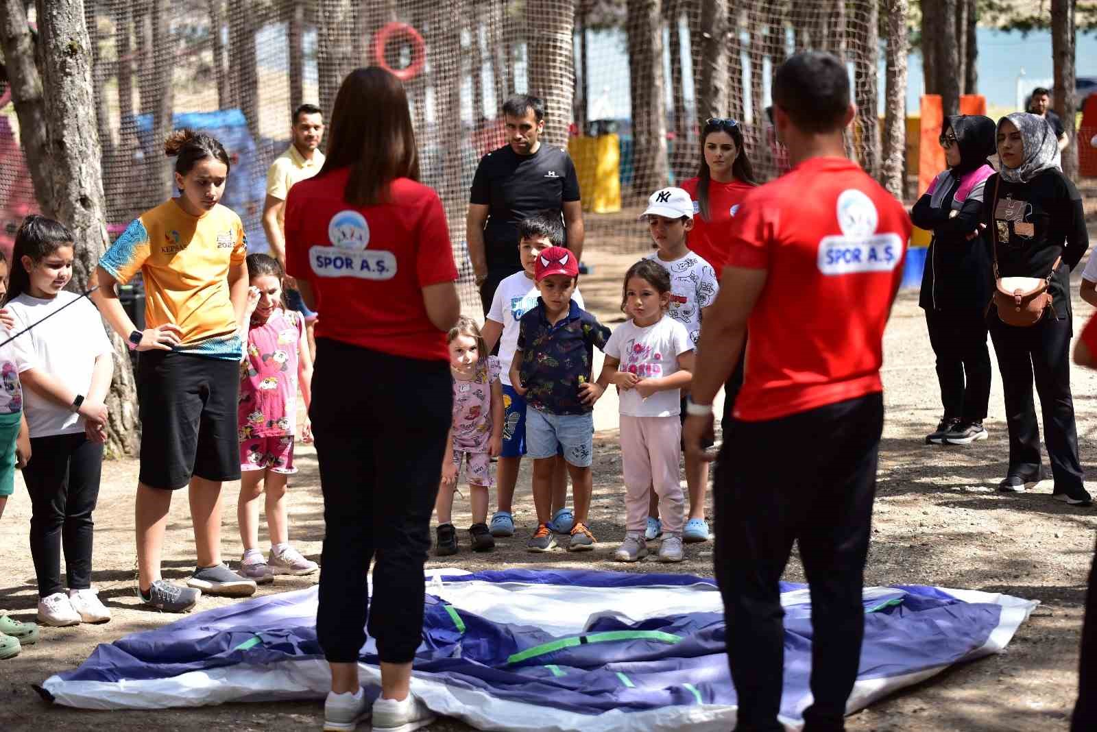 Büyükşehrin doğa kampı, çocukların vazgeçilmezi oluyor
