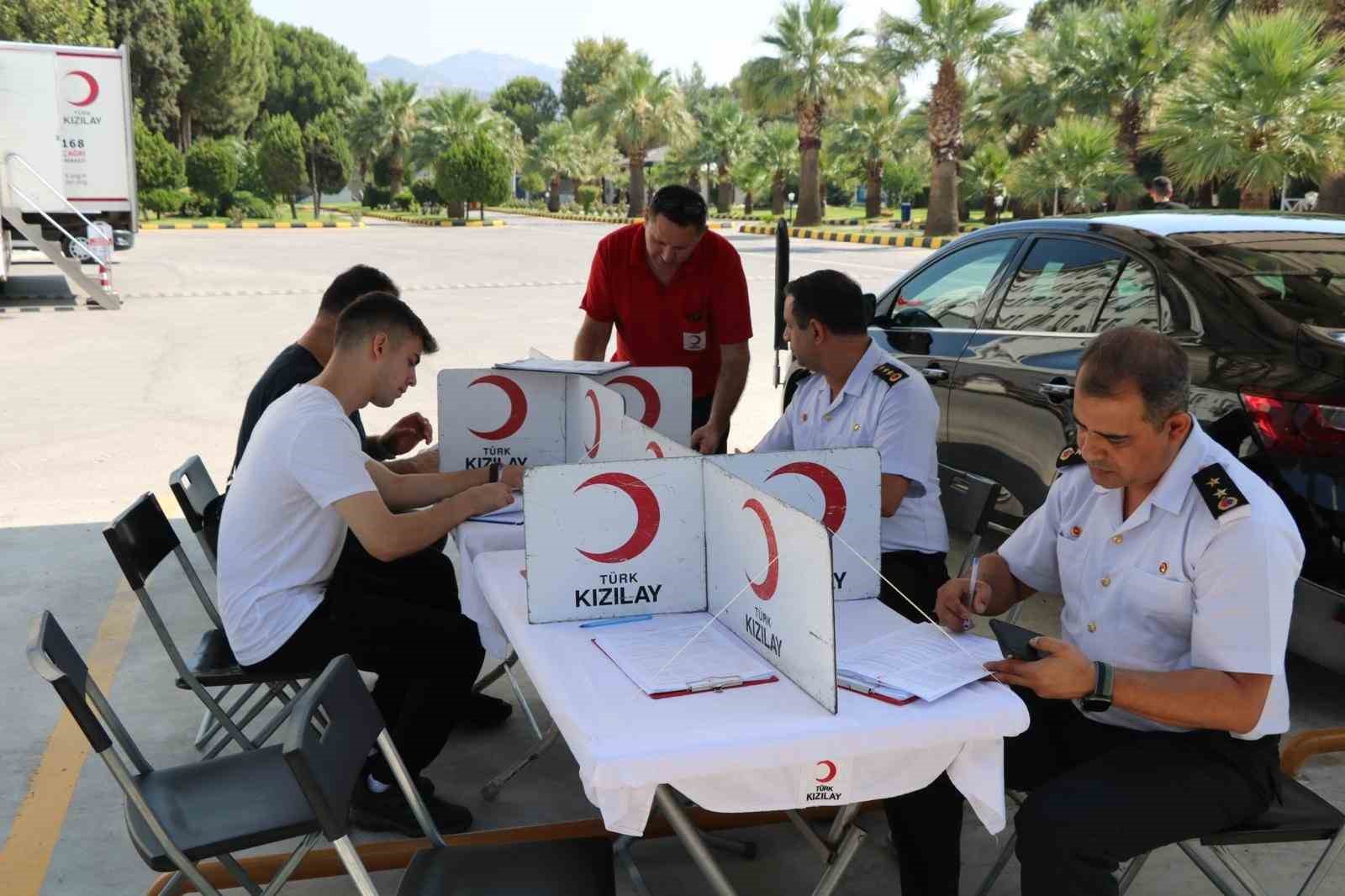 Aydın’da jandarma personeli kan bağışında bulundu
