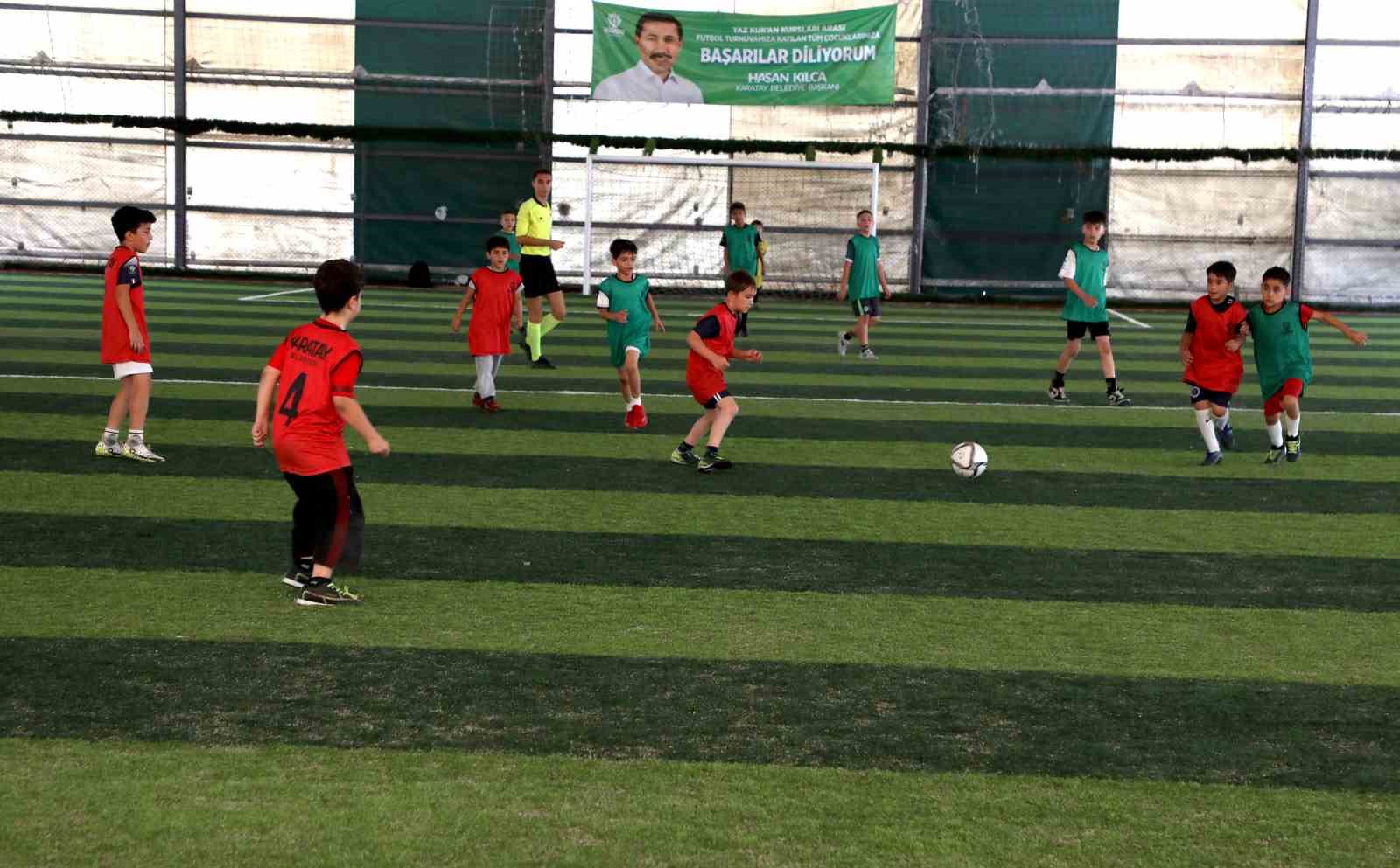 Karatay’da Yaz Kur’an Kurslarındaki öğrencilere futbol turnuvası
