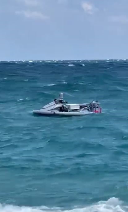 İstanbul Çatalca Sahili’nde Ukrayna’ya ait olduğu tahmin edilen patlayıcı madde yüklü jetski bulundu
