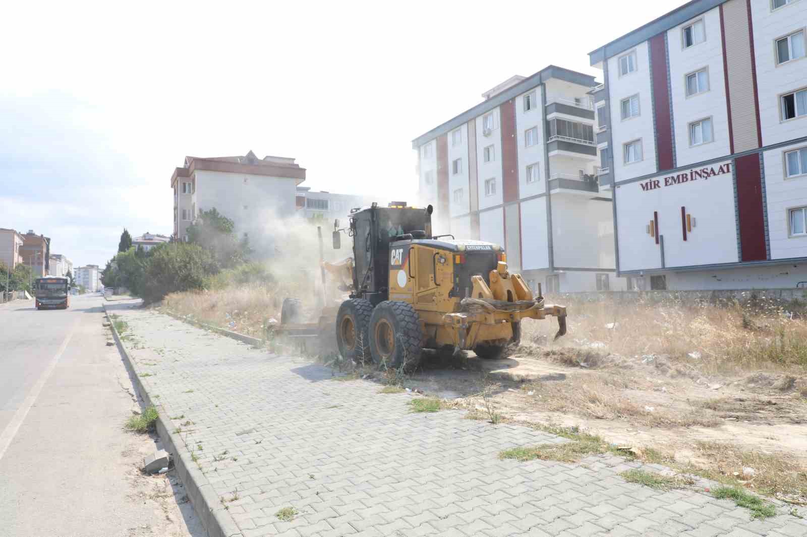 İlkadım’da yangınlara temizlik önlemi
