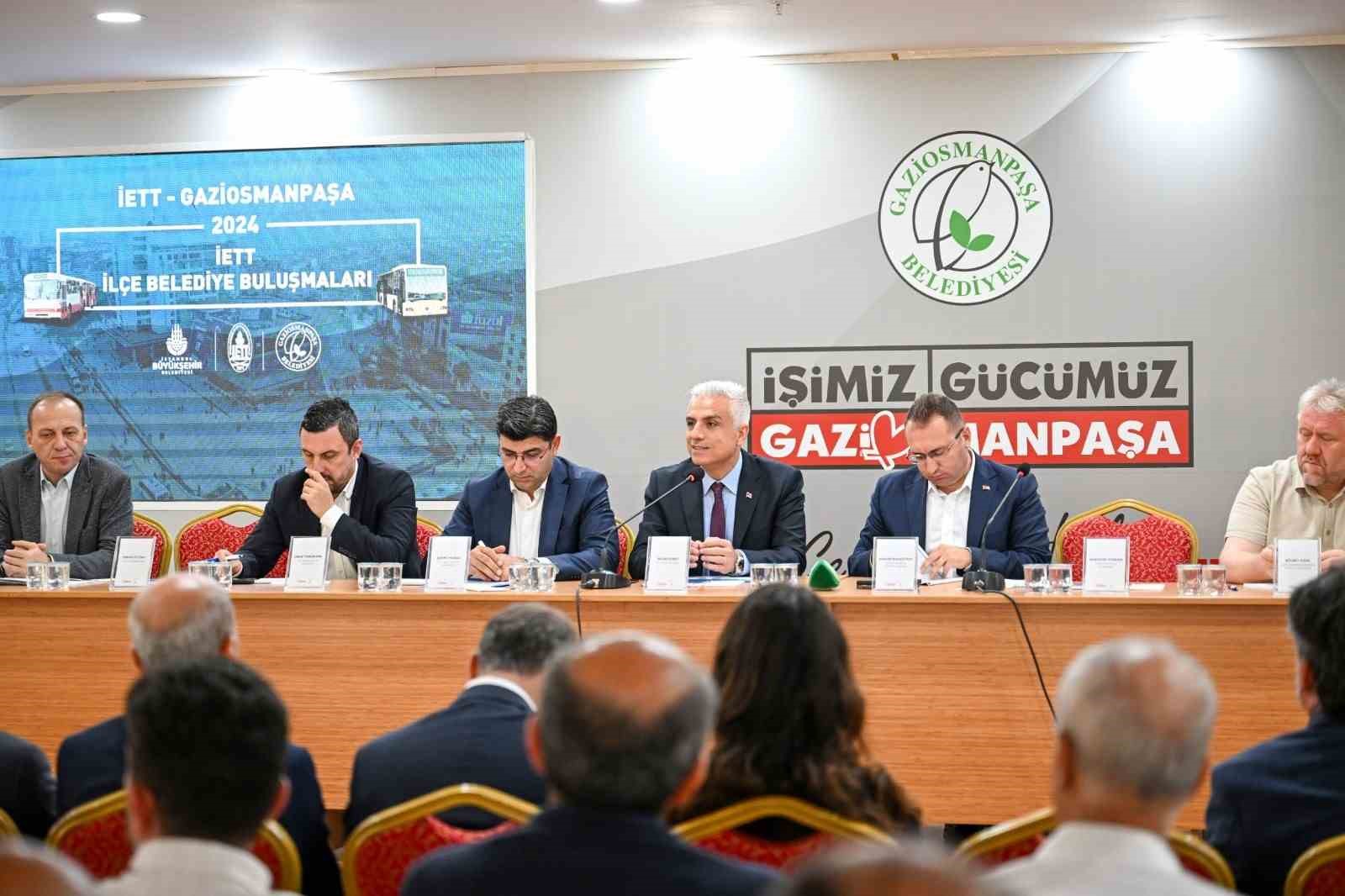 Gaziosmanpaşa Belediyesi İETT yetkilileri ile ‘2024 İETT İlçe Belediye Buluşmaları’ toplantısı gerçekleştirdi
