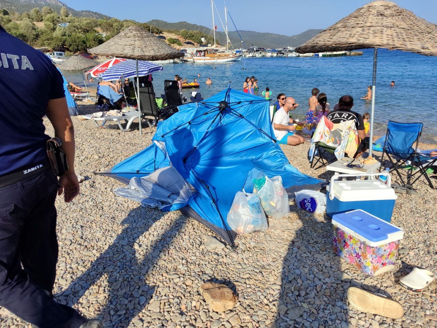 Belediyeden karavan ve çadırlara yönelik denetim
