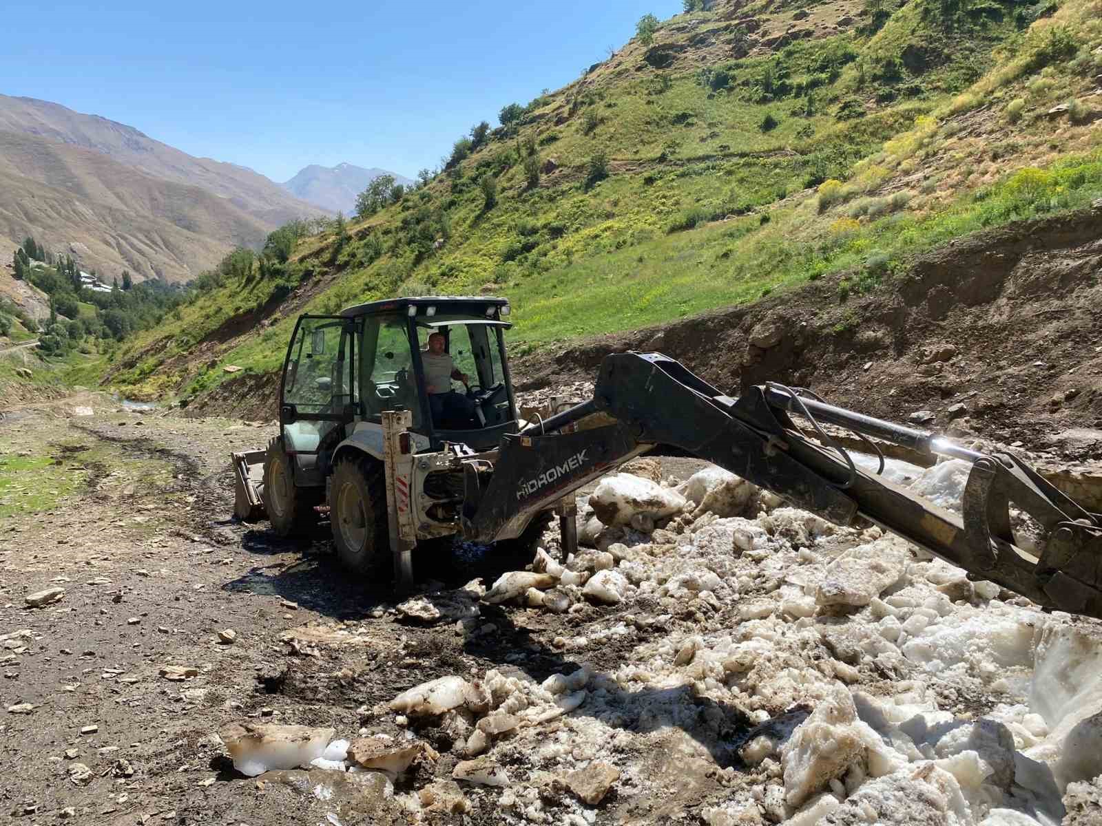 Van’da Temmuz sonunda karla mücadele
