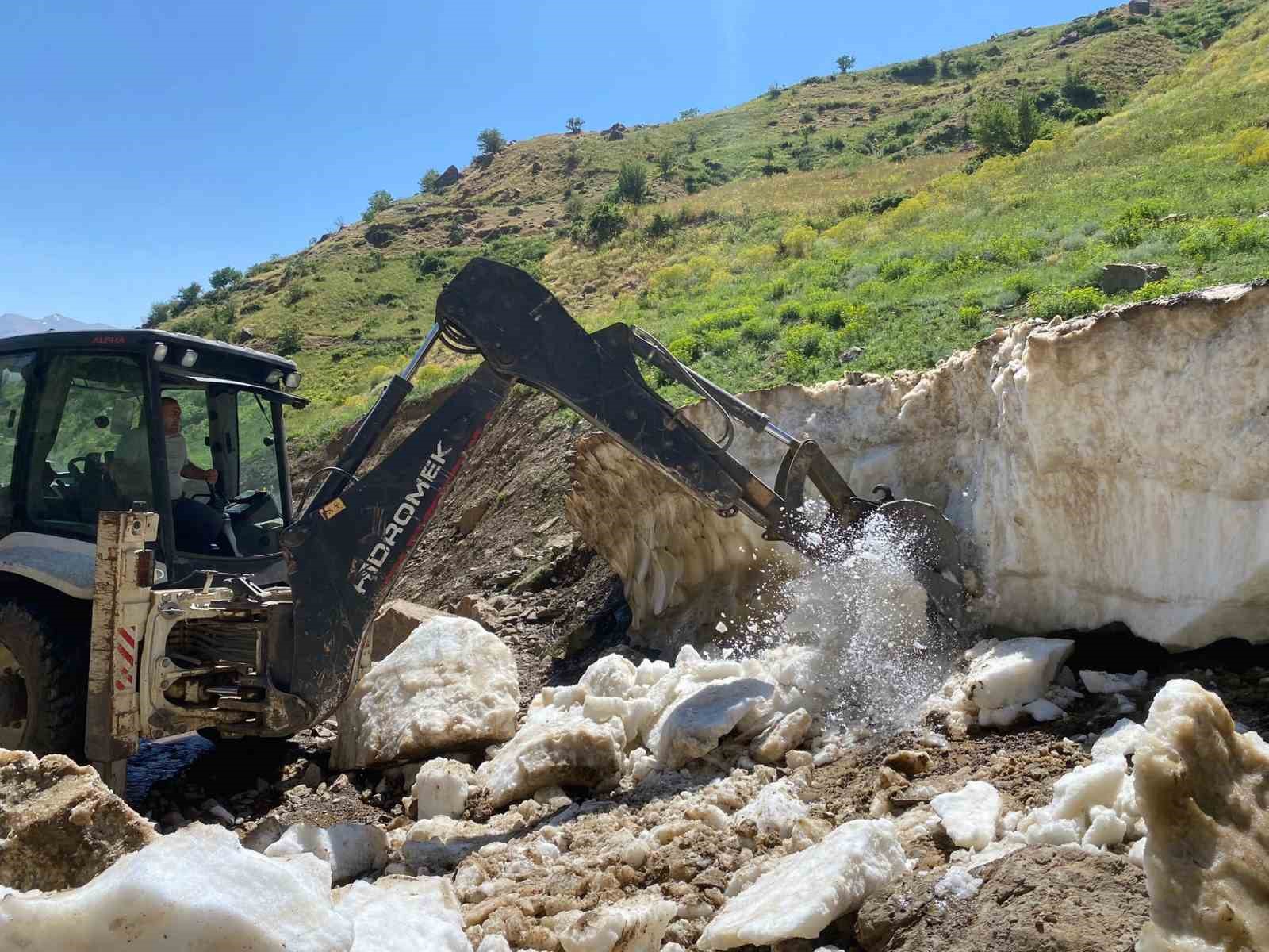 Van’da Temmuz sonunda karla mücadele
