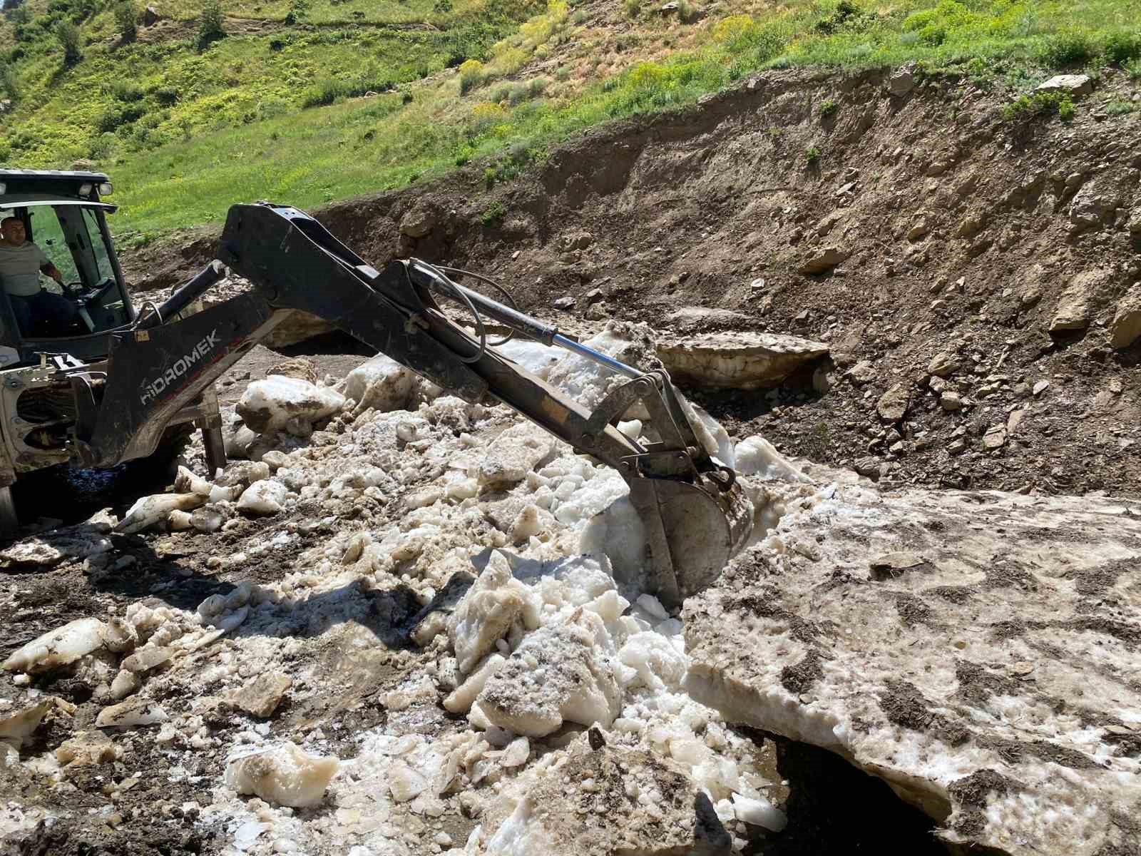 Van’da Temmuz sonunda karla mücadele
