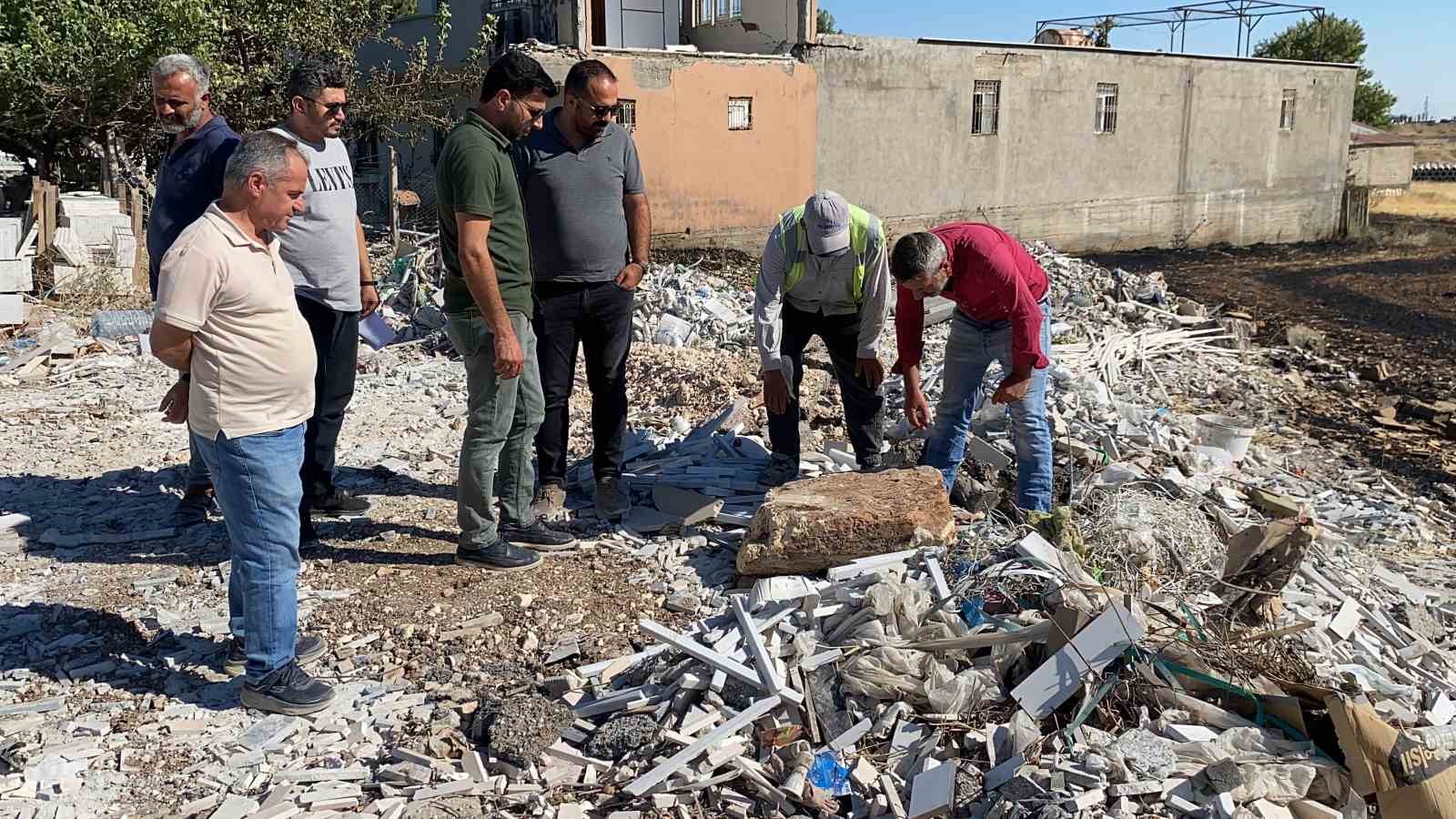 Alt yapı çalışmalarında 2.yüzyıla ait kitâbe bulundu
