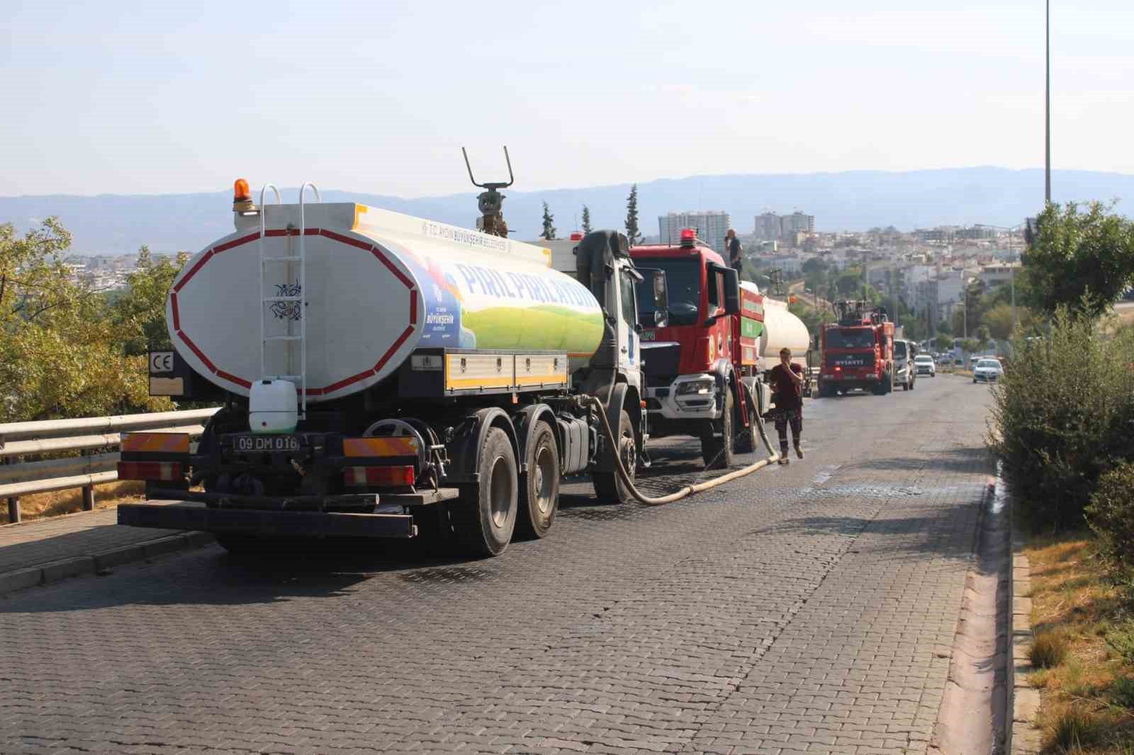 Aydın’da çıkan yangın ekipleri harekete geçirdi
