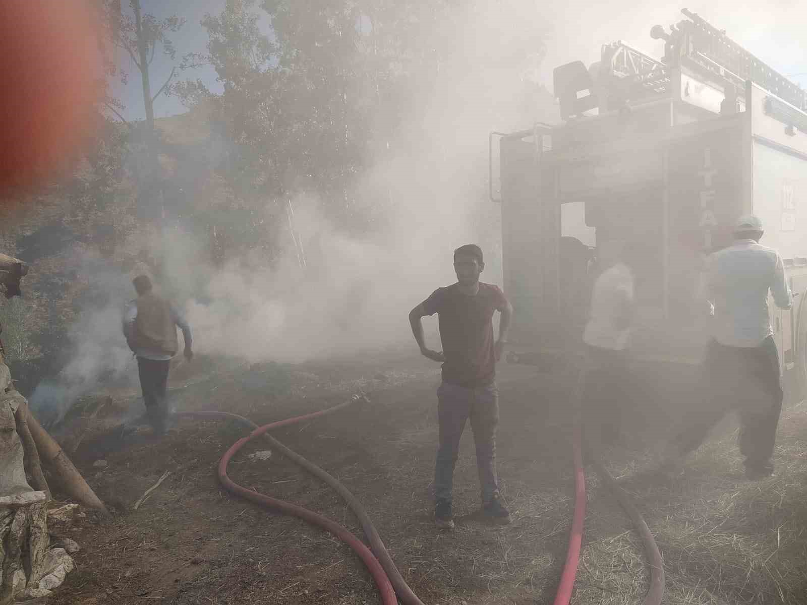 Hakkari’de 2 bin 500 bağ ot yandı
