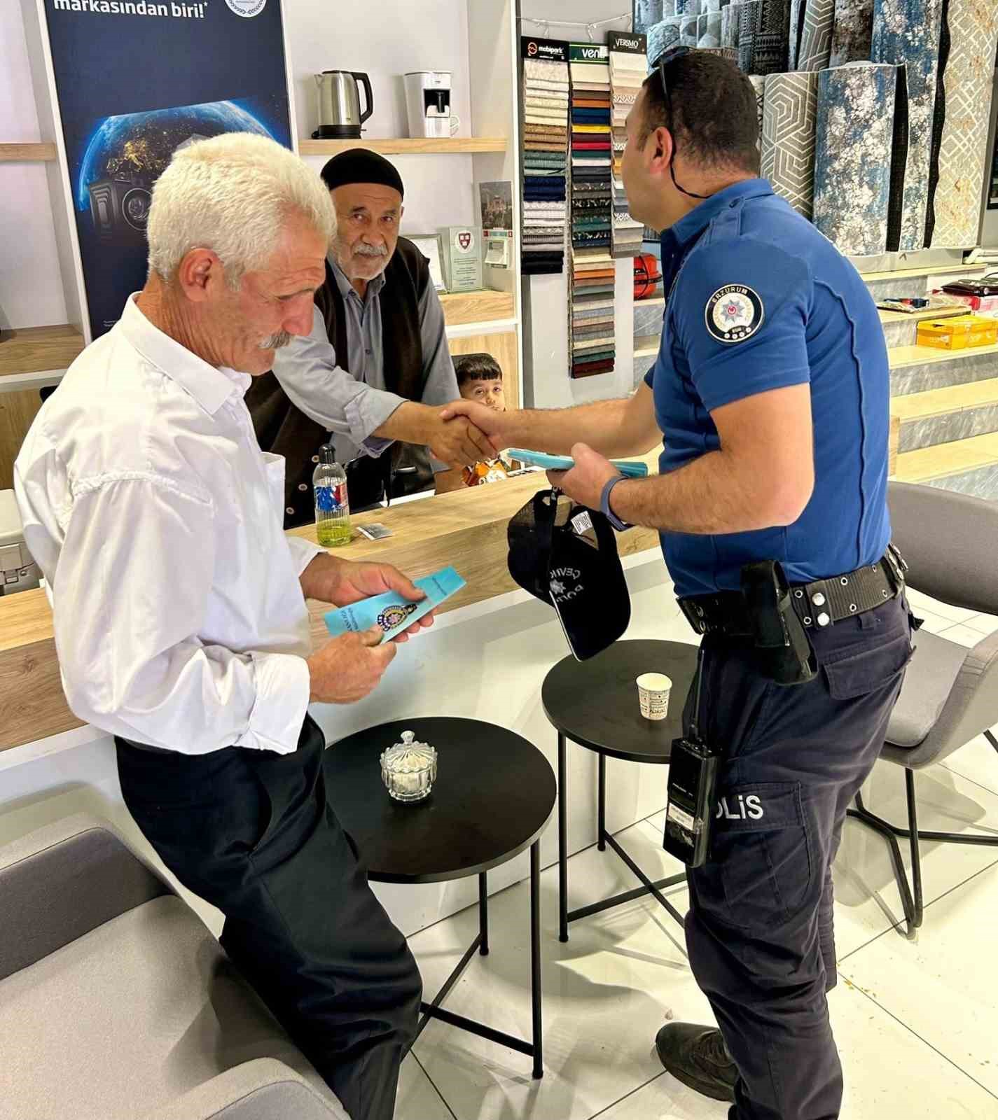 Hınıs polisinden vatandaşa broşürlü uyarı
