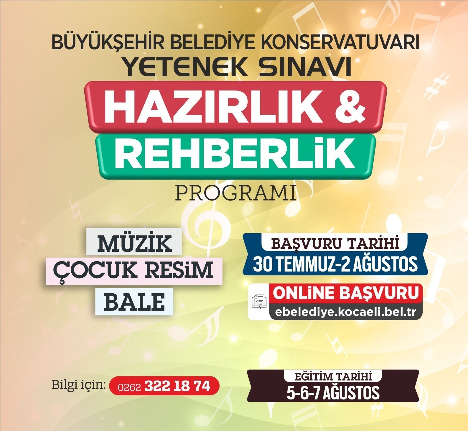 Öğrencileri yetenek sınavına hazırlayacaklar
