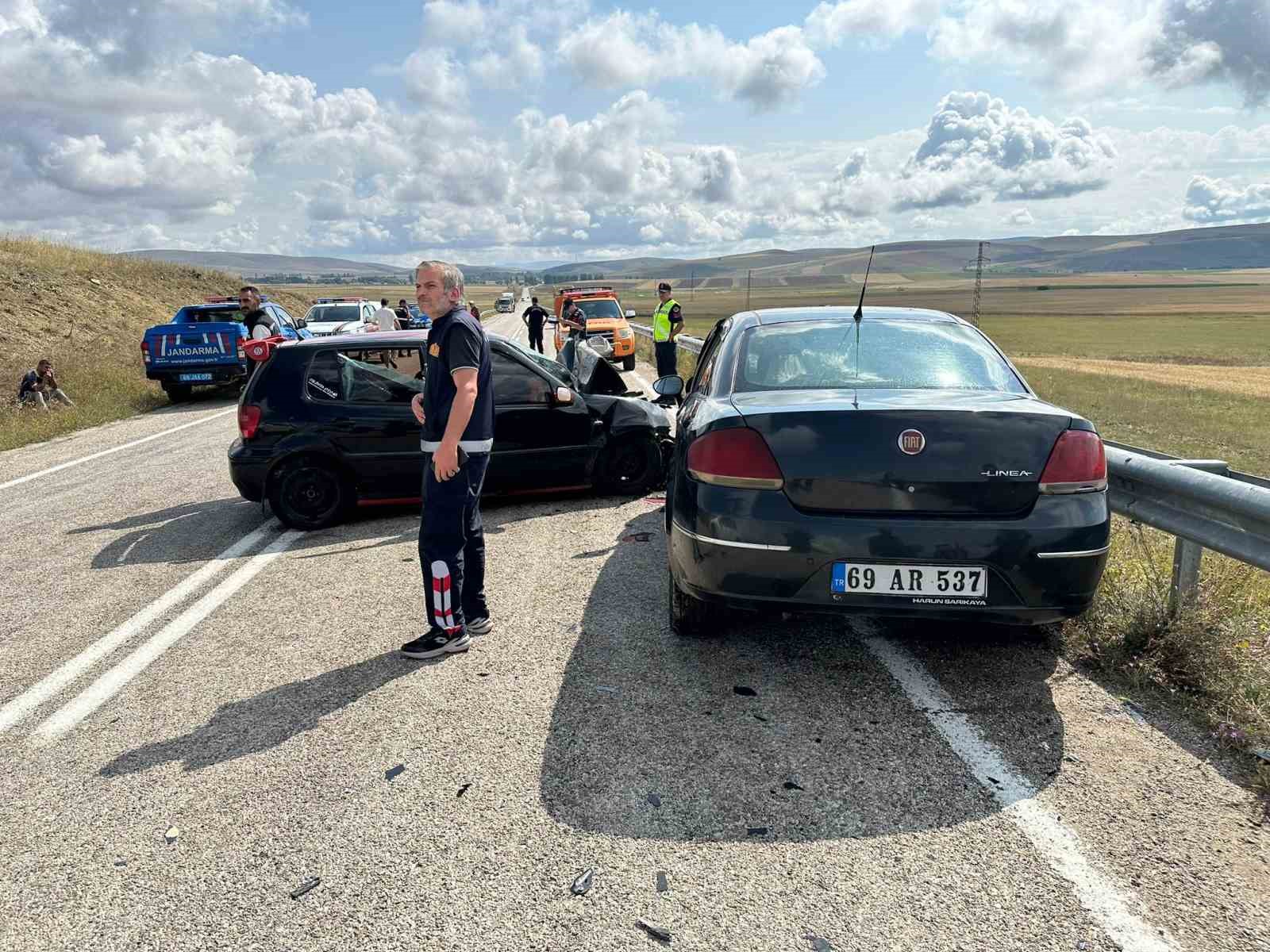 Bayburt’ta trafik kazası: 5 yaralı
