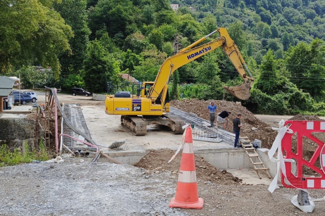 Boztekke Köprüsü’nün yapımında sona gelindi
