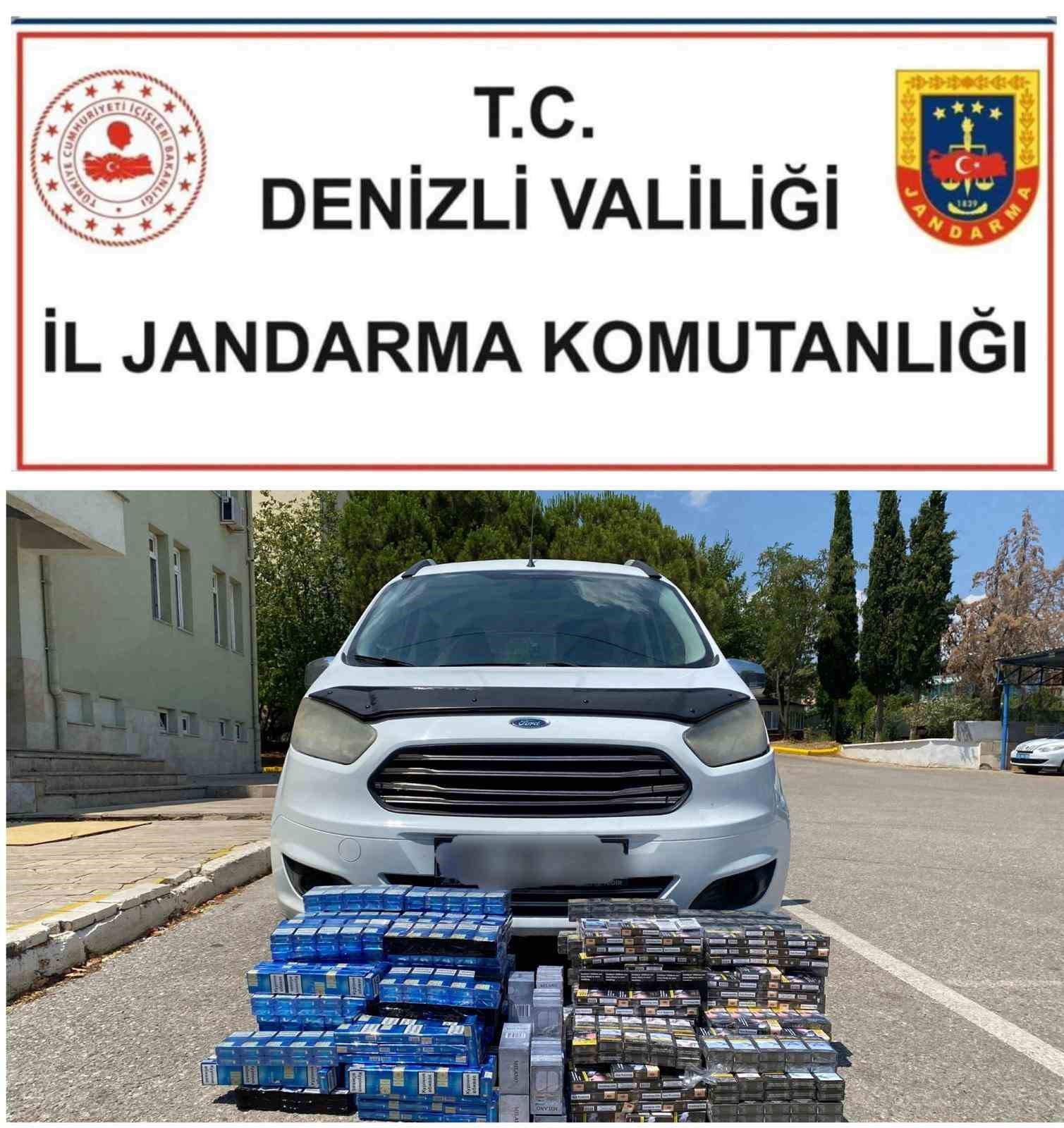 Denizli’de 200 karton kaçak sigara ele geçirildi
