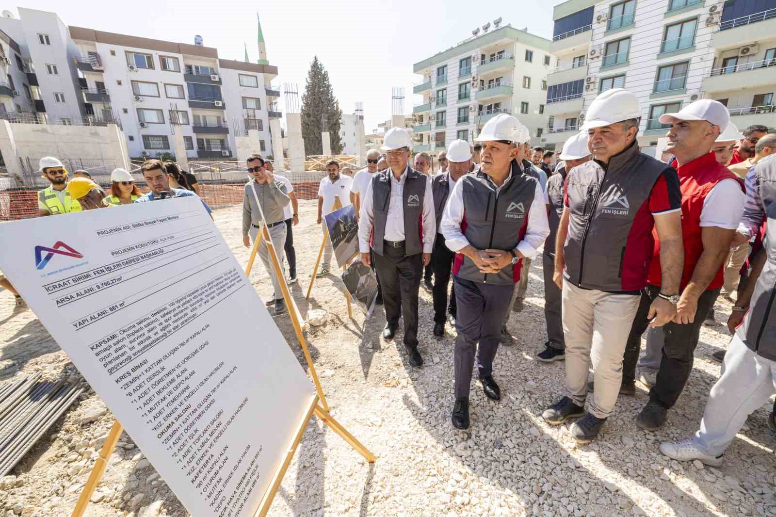 Silifke Sosyal Yaşam Merkezi inşaatı sürüyor
