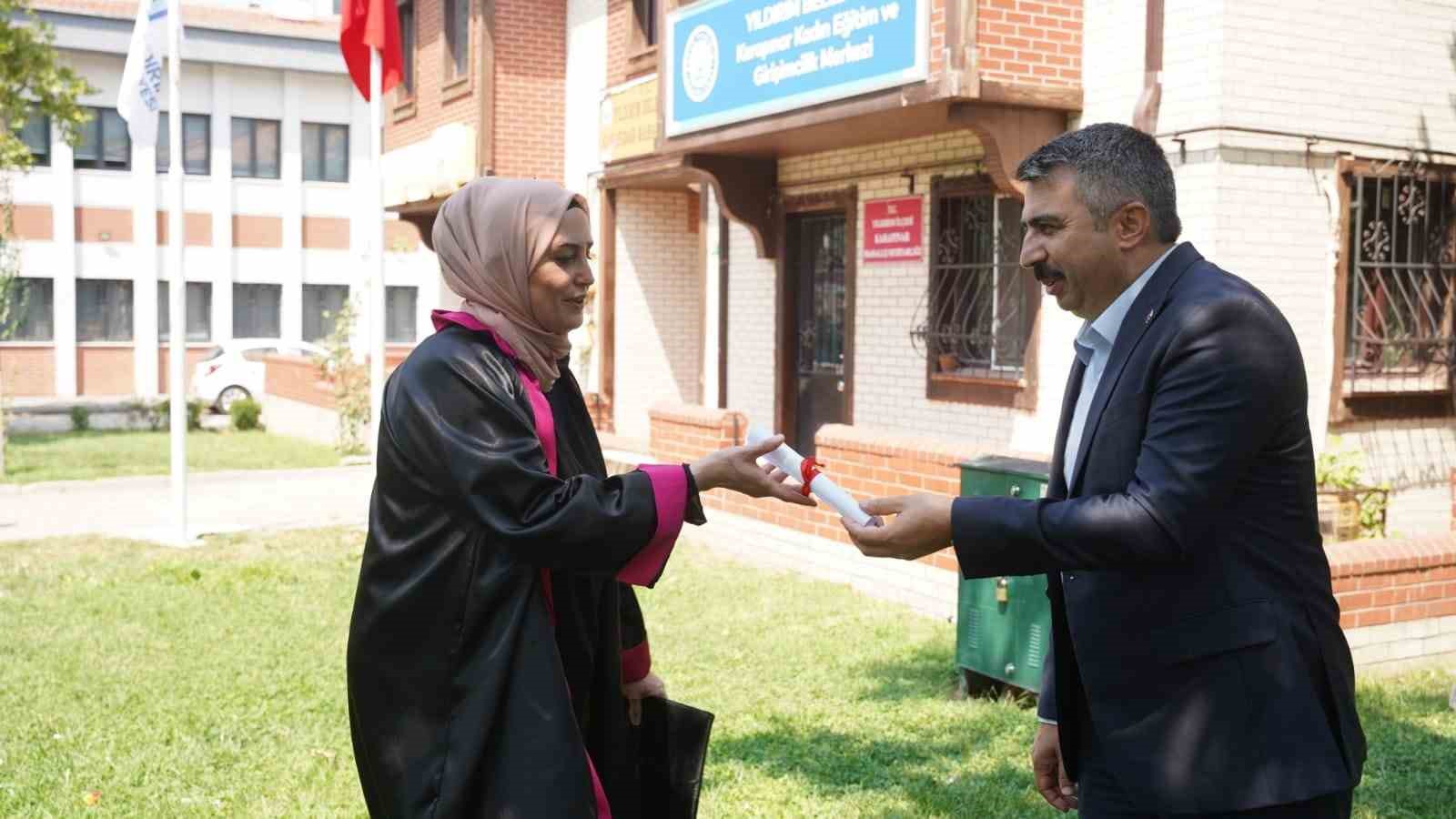 Karapınar Kadın Eğitim ve Girişimcilik Merkezi mezunlarını verdi
