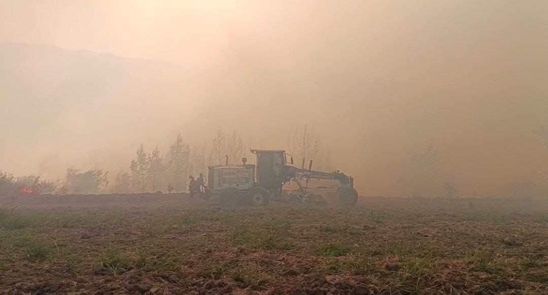 Adana’daki orman yangınında 10 ev tedbir amaçlı tahliye edildi
