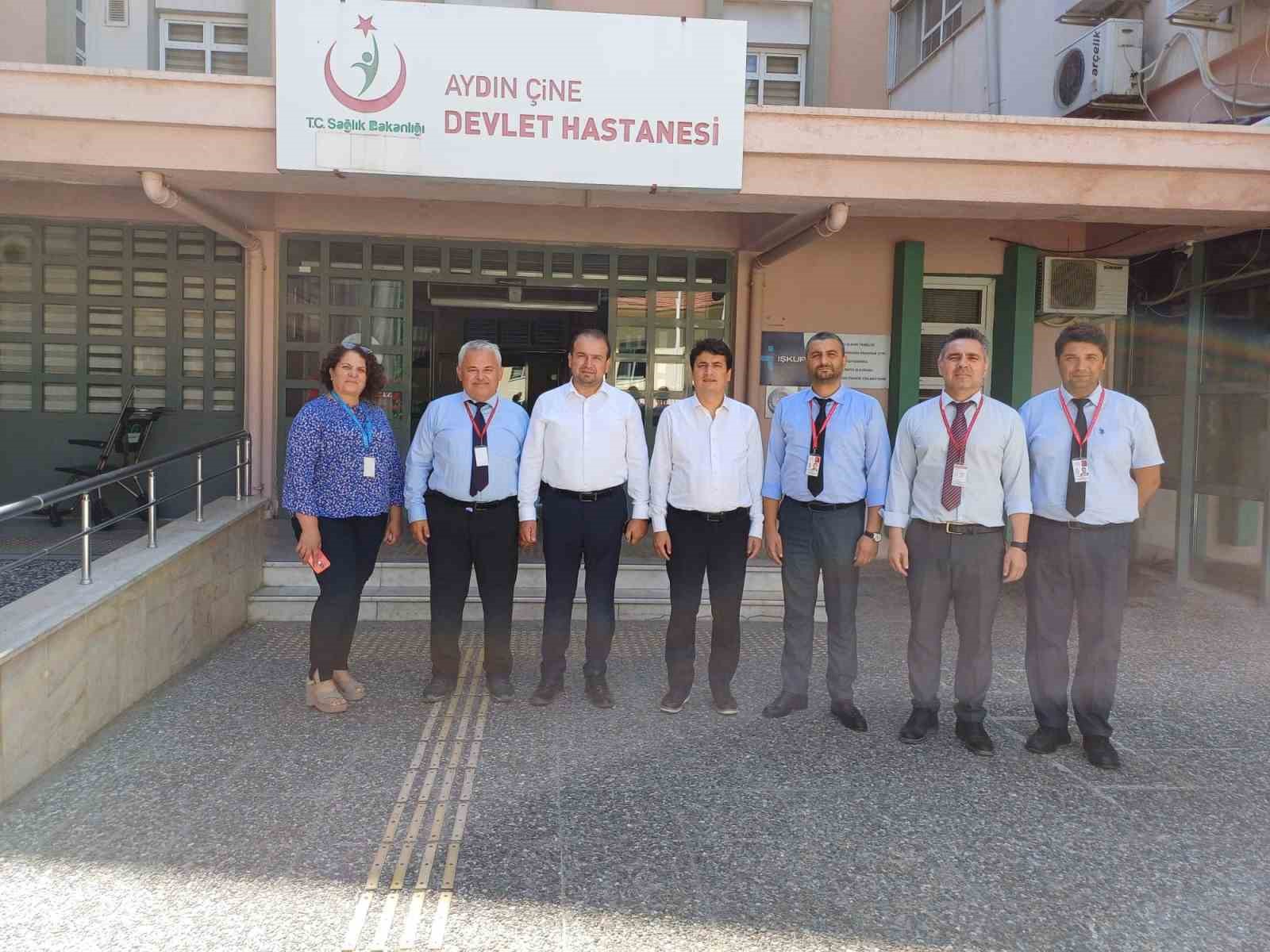 Çine Devlet Hastanesi’nde incelemelerde bulunuldu
