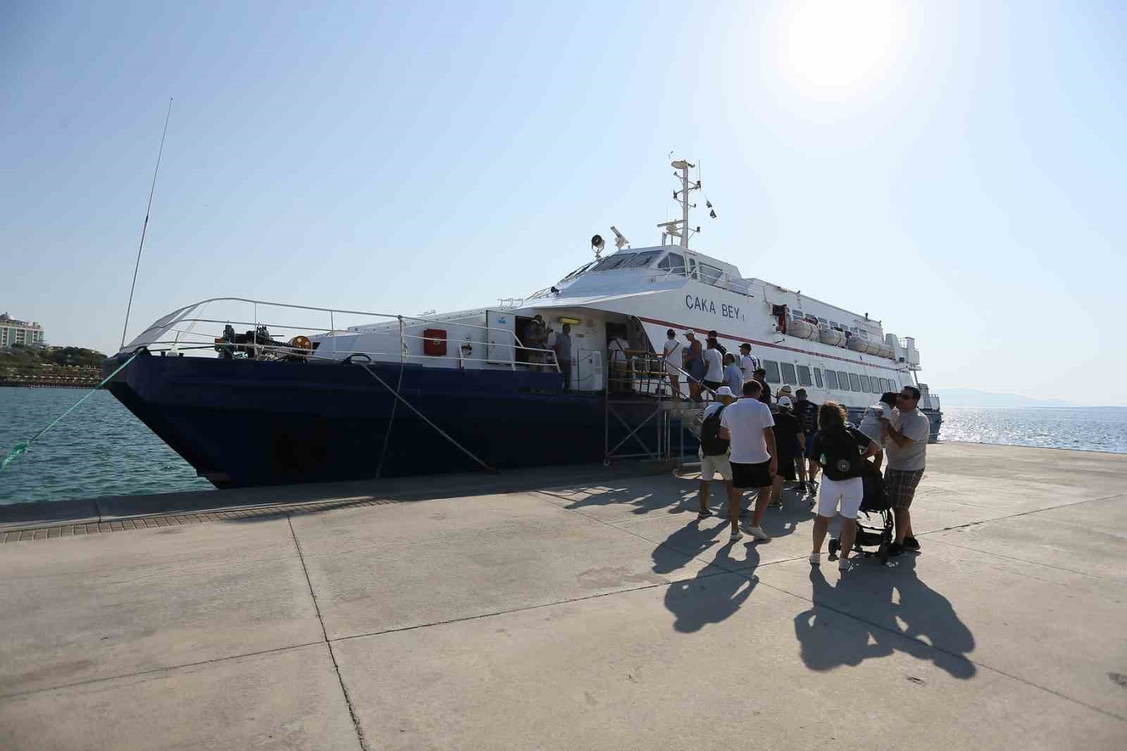 Büyükşehir’in Aydın-Muğla arası deniz otobüsü seferlerine yoğun ilgi
