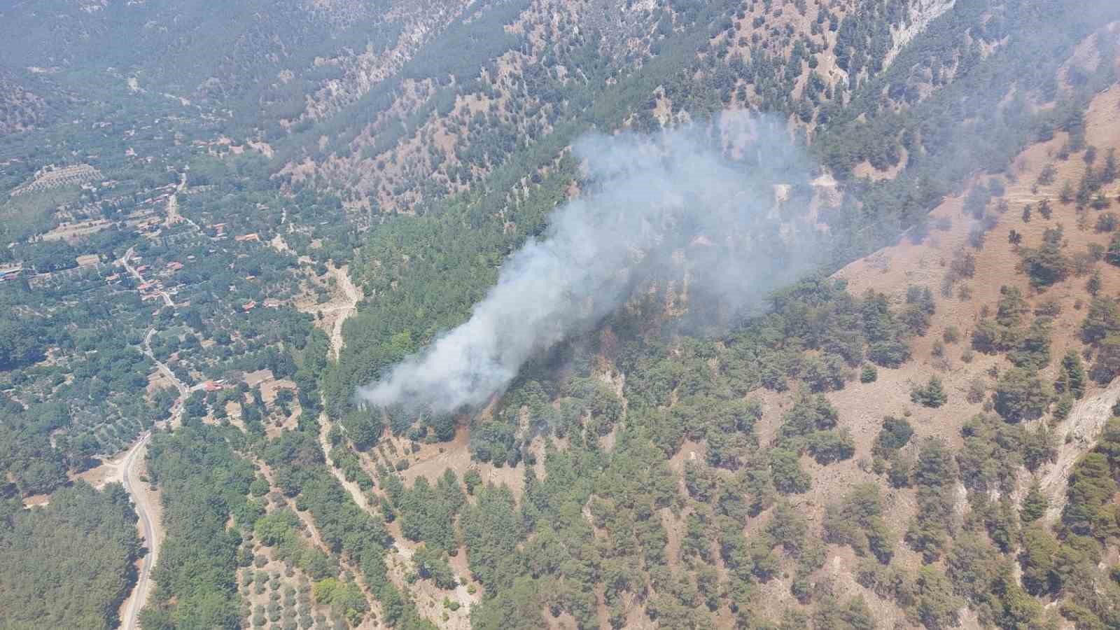 Kuyucak’taki orman yangını kontrol altına alındı
