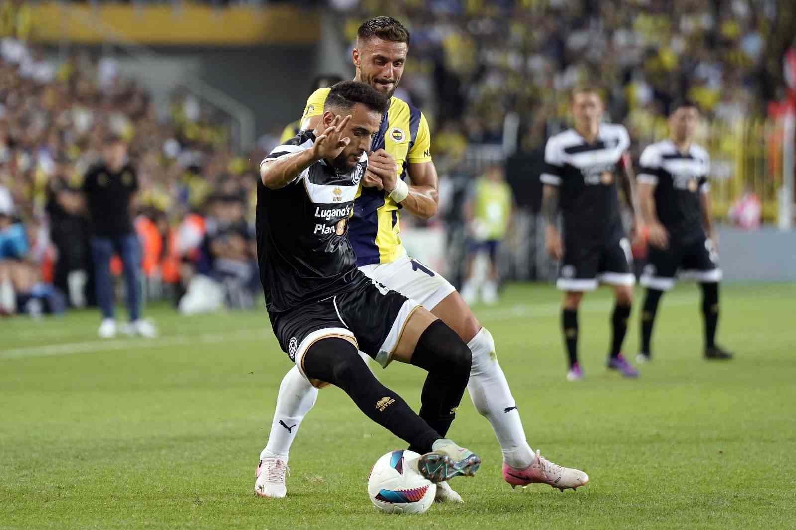 UEFA Şampiyonlar Ligi 2. Eleme Turu: Fenerbahçe: 0 - FC Lugano: 1 (İlk yarı)
