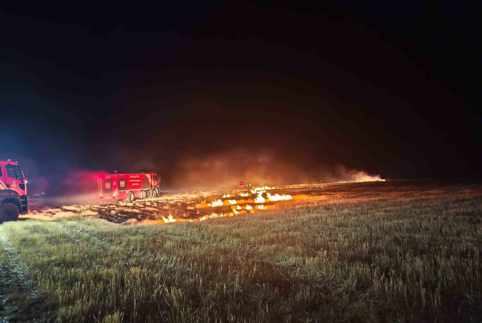 Malatya’da korkutan yangılar
