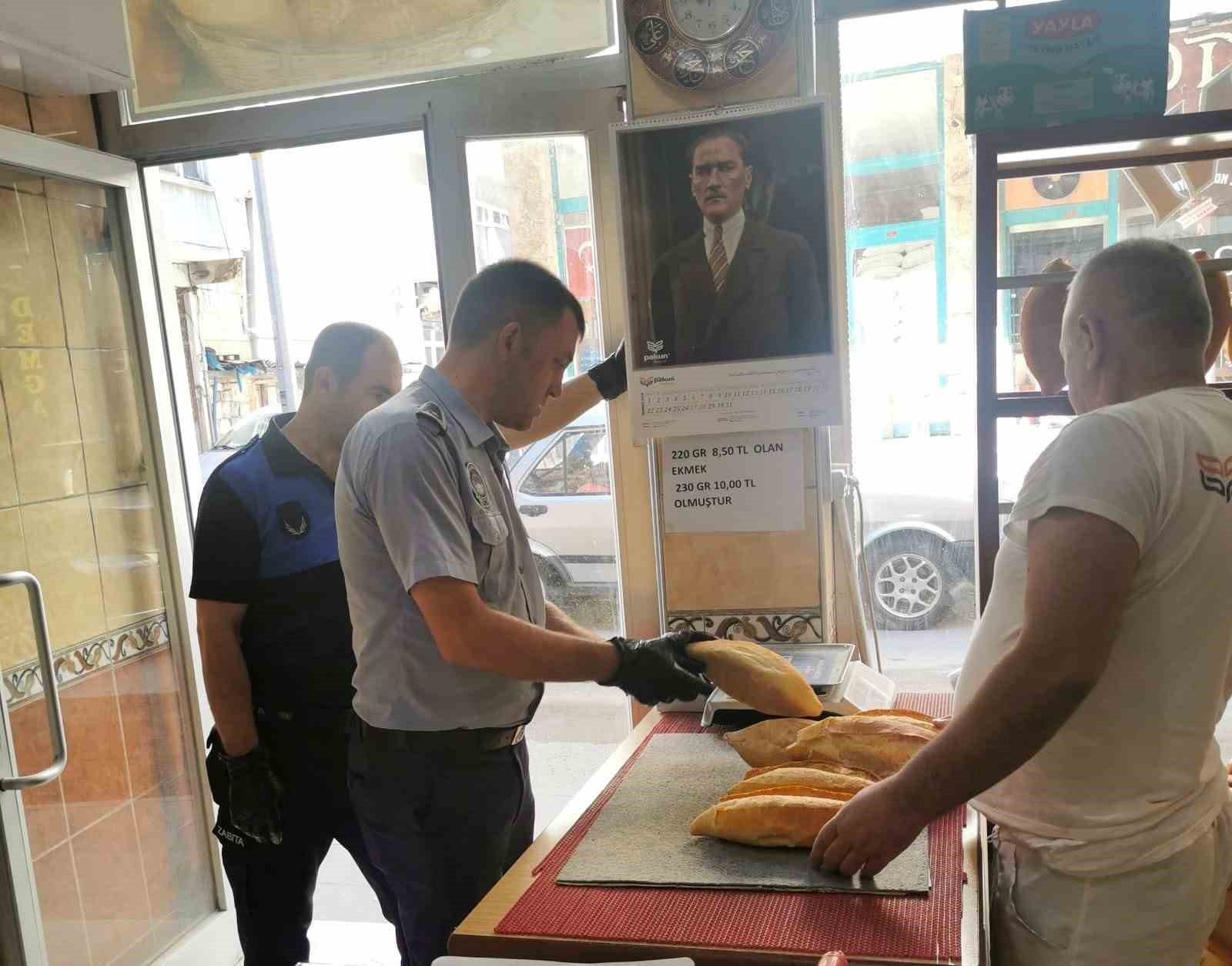 Bayburt’ta zabıtadan fırın denetimi
