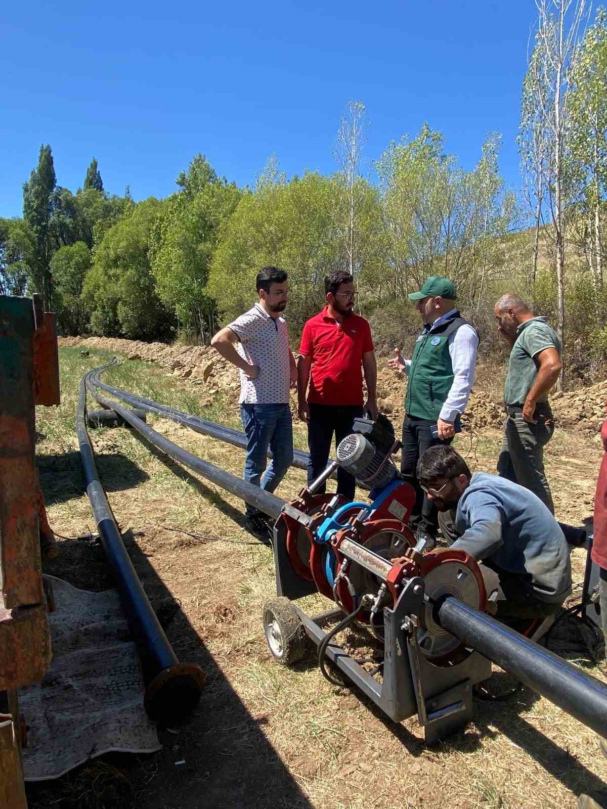 Erikdibi Göletinde yüzde 40 fiziki gerçekleşmeye ulaşıldı
