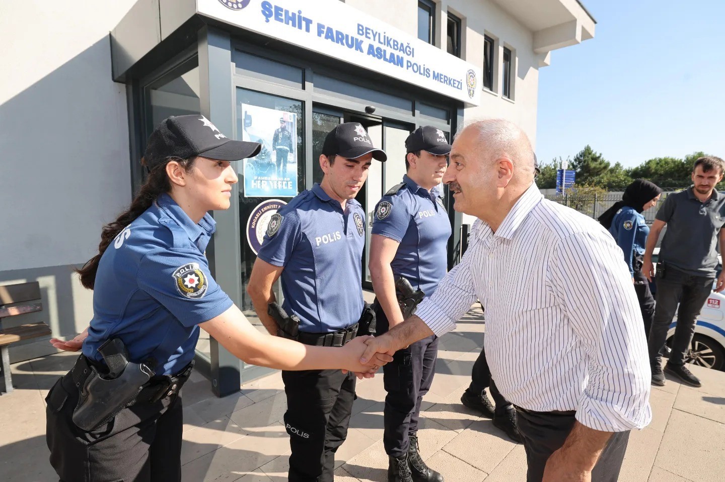 Şehidin adı polis merkezinde yaşatılıyor
