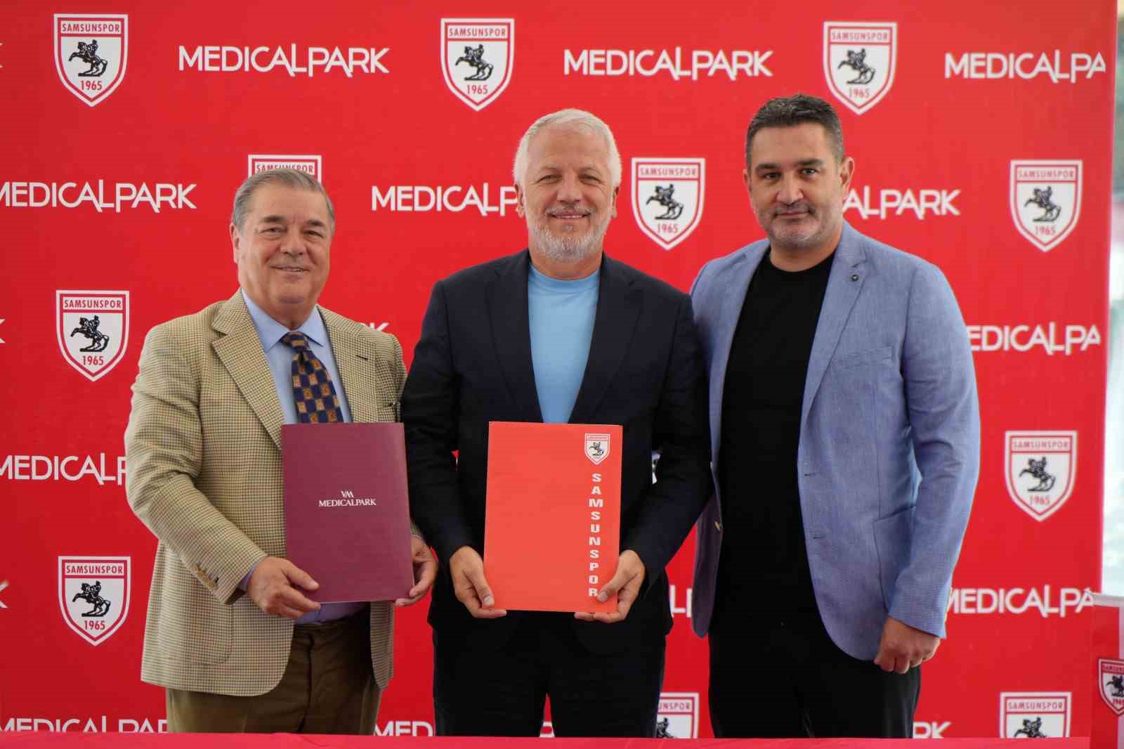 Samsunspor ile Medical Park Samsun Hastanesi sponsorluk anlaşması imzaladı
