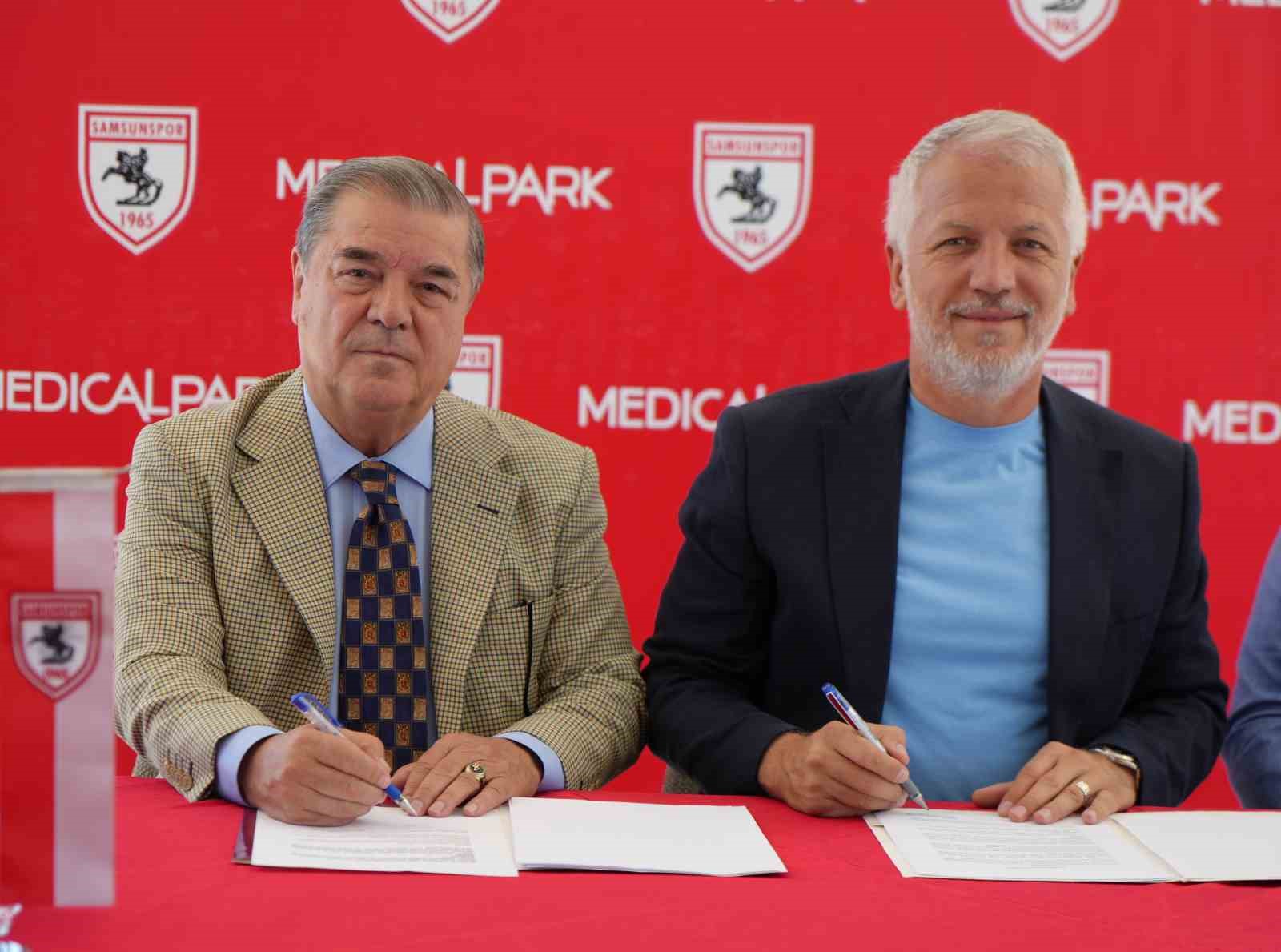 Samsunspor ile Medical Park Samsun Hastanesi sponsorluk anlaşması imzaladı
